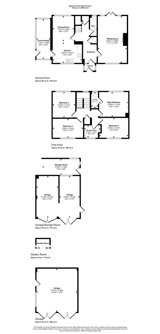 The Orchard, Brook Lane, Henstridge floorplan