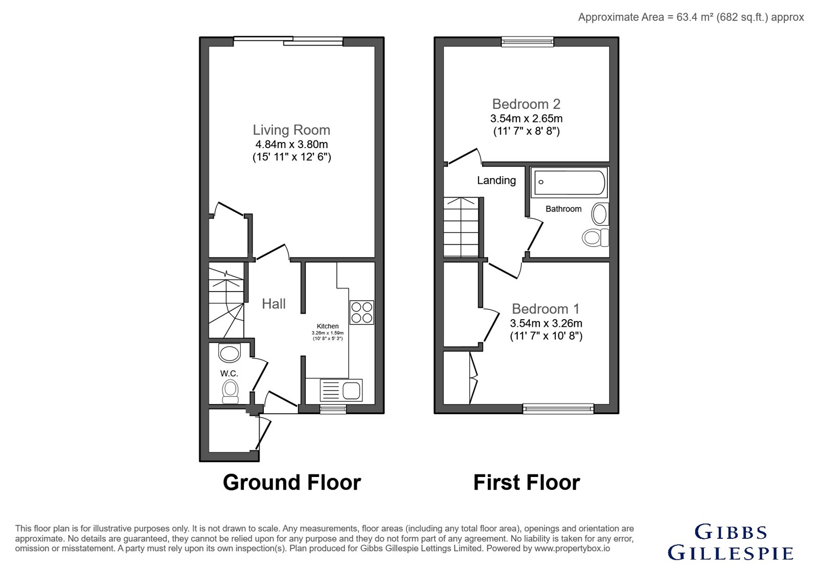 Chamberlain Way, Pinner floorplan