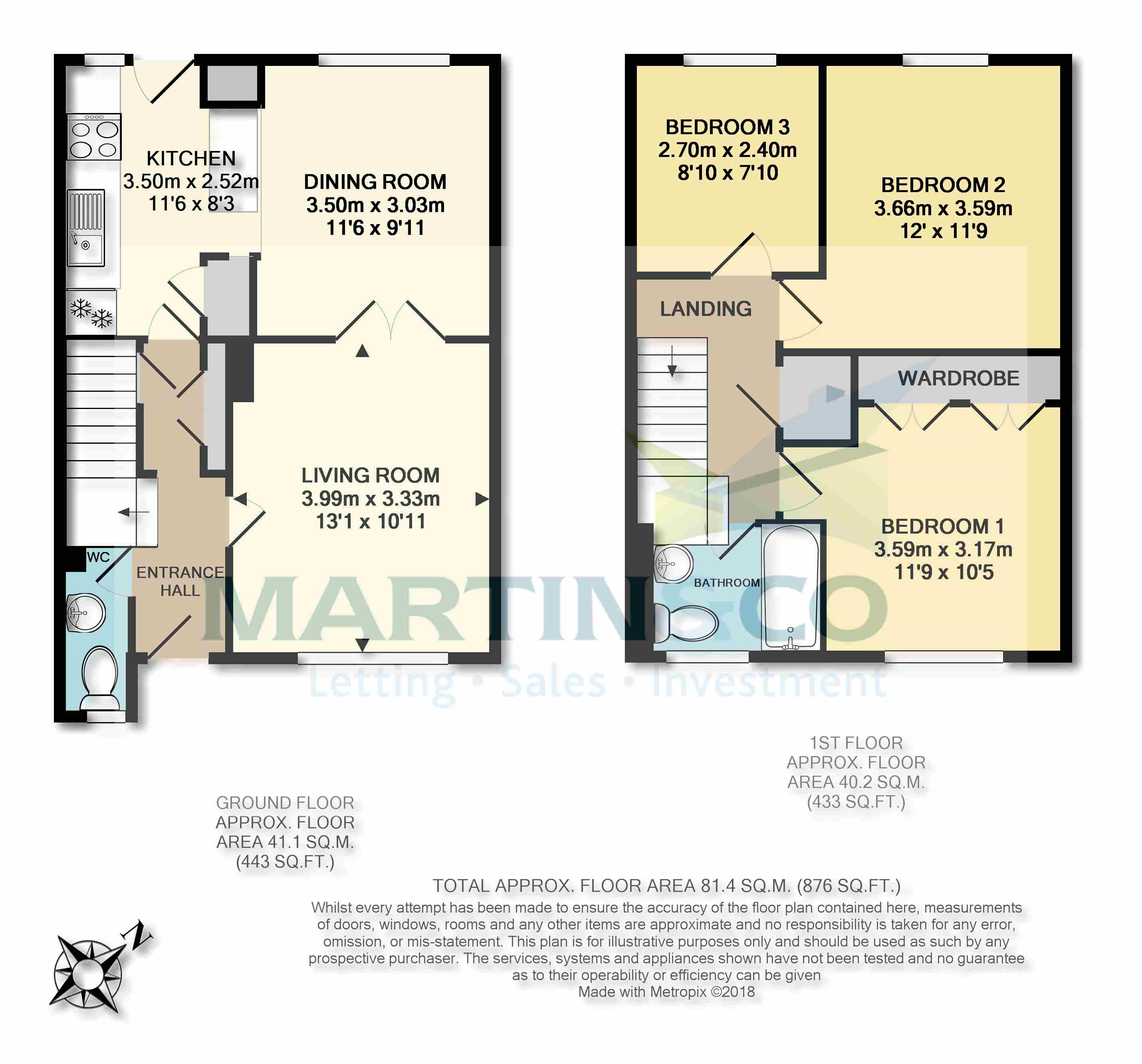 3 Bedrooms Terraced house to rent in Overmead, Abingdon OX14