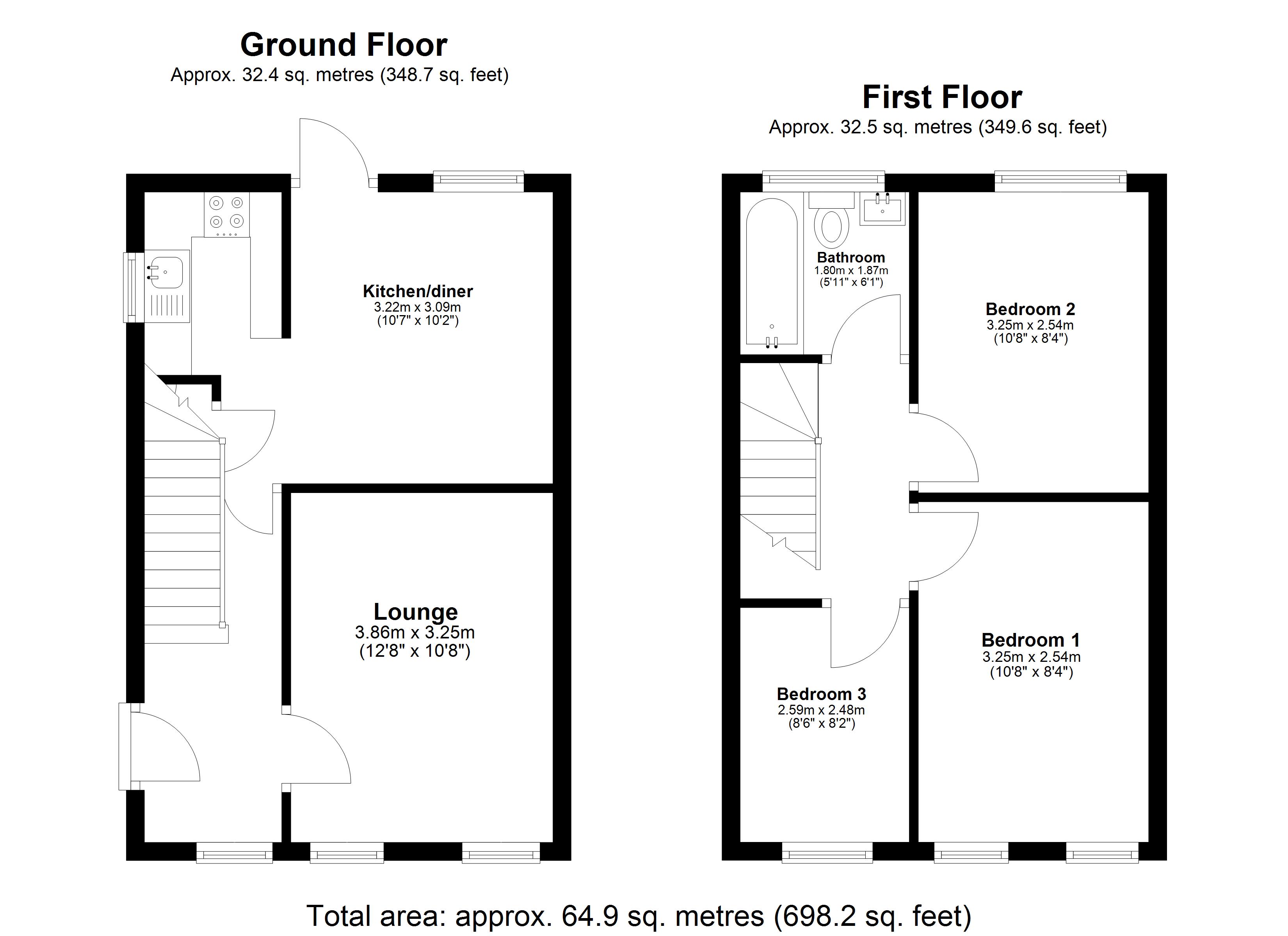 110, Lodge Oak Lane, Tonbridge floorplan