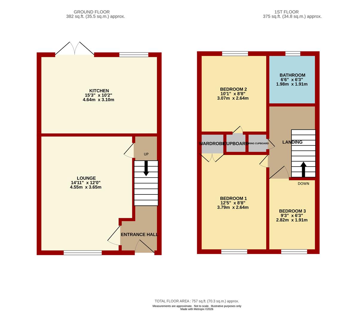 17, Whittington Way, Lydney floorplan