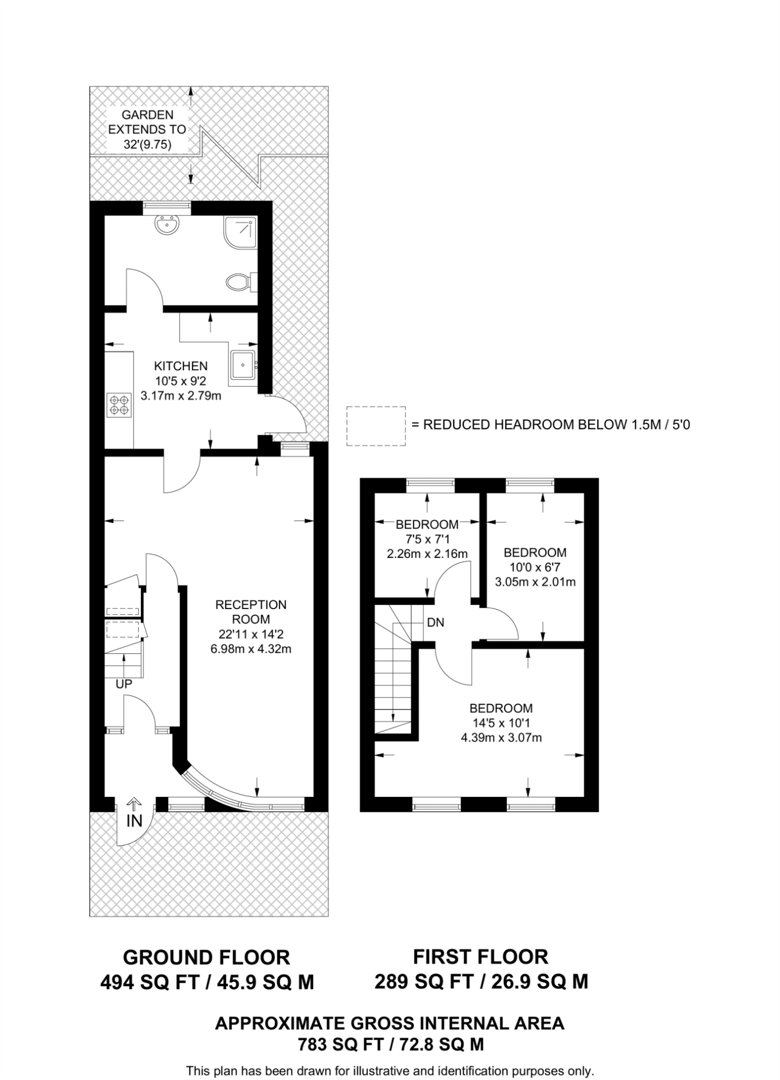 110, Landseer Avenue, London floorplan