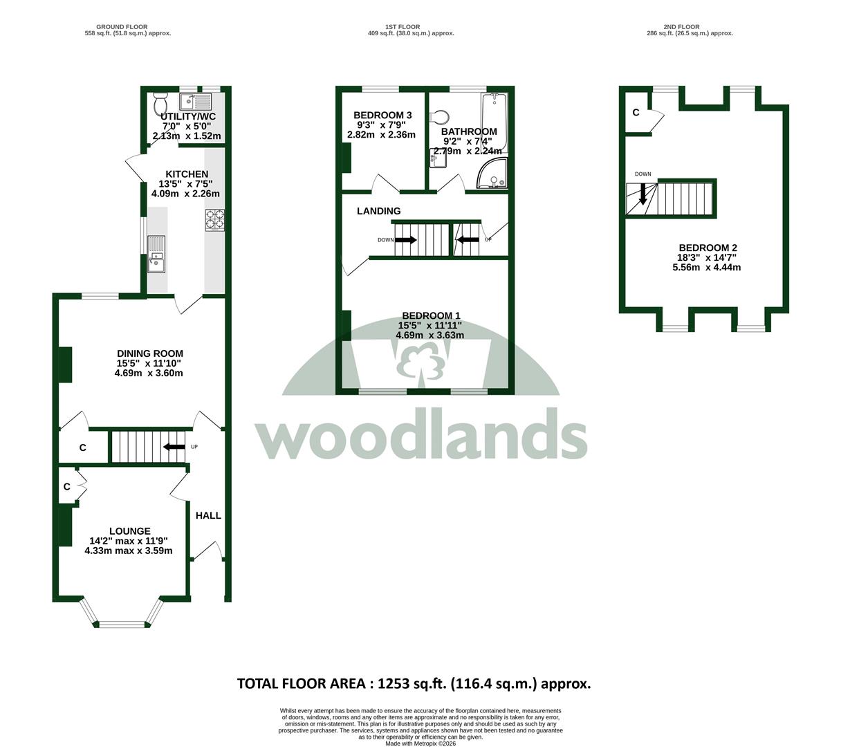 Brambletye Park Road, Redhill floorplan