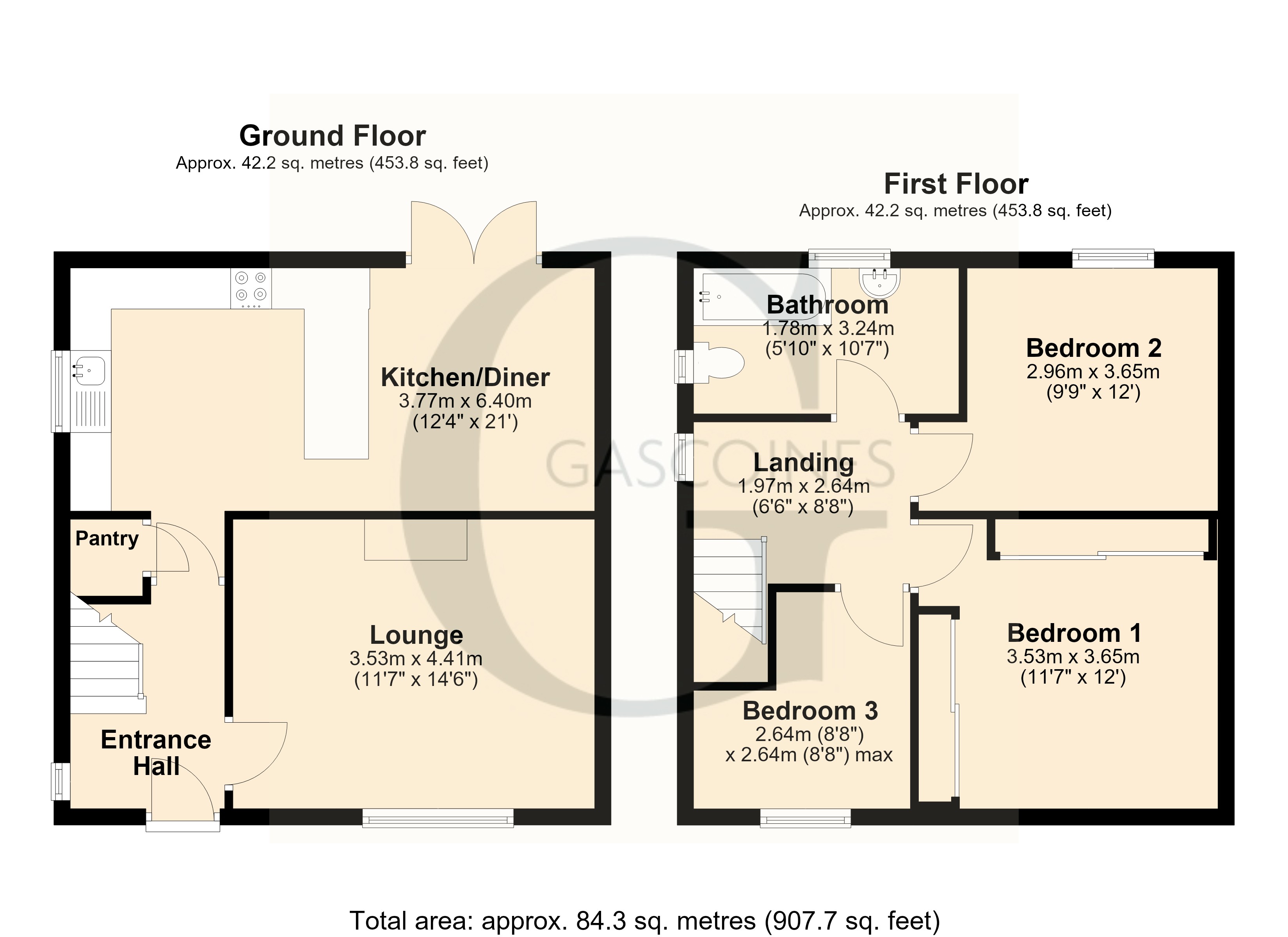 28, Cambridge Road, Mansfield floorplan