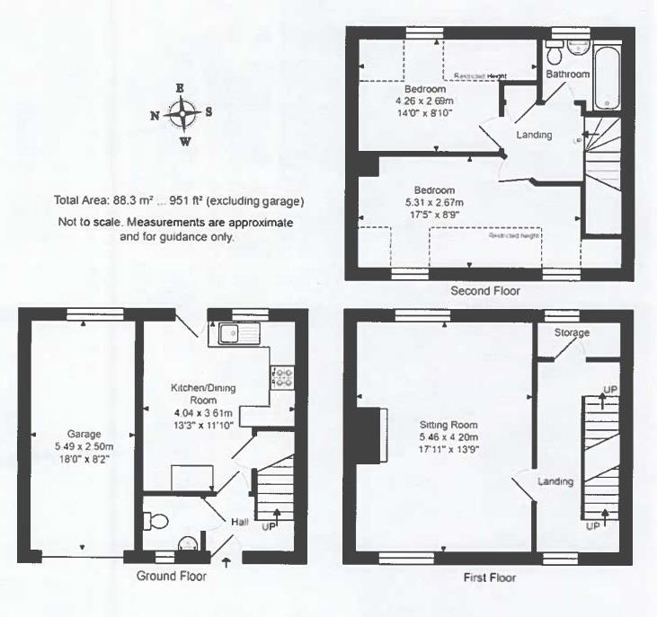 2 South Island Mews, Church Street, Bridport floorplan