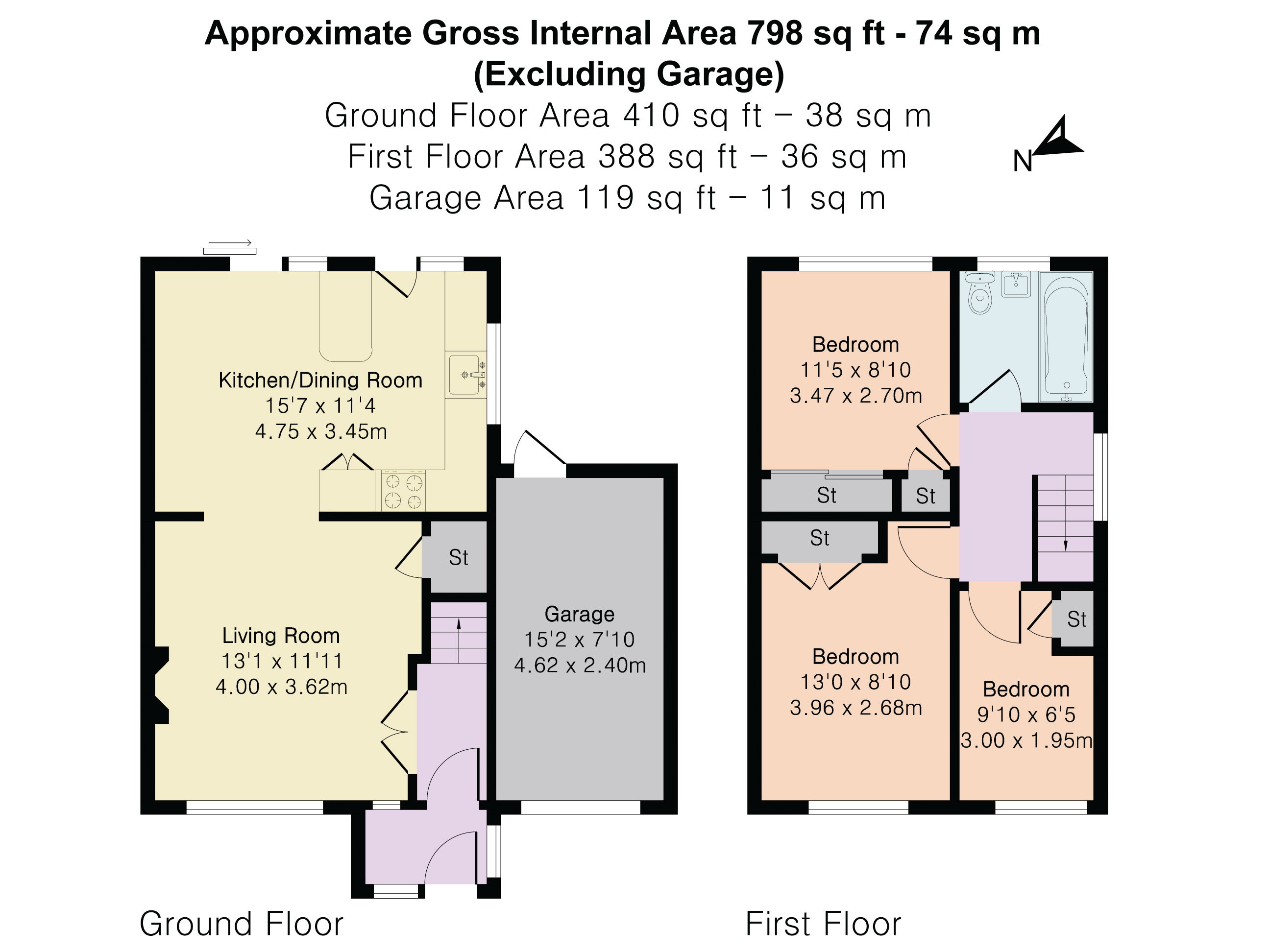 26, Longfield Avenue, Newton Abbot floorplan