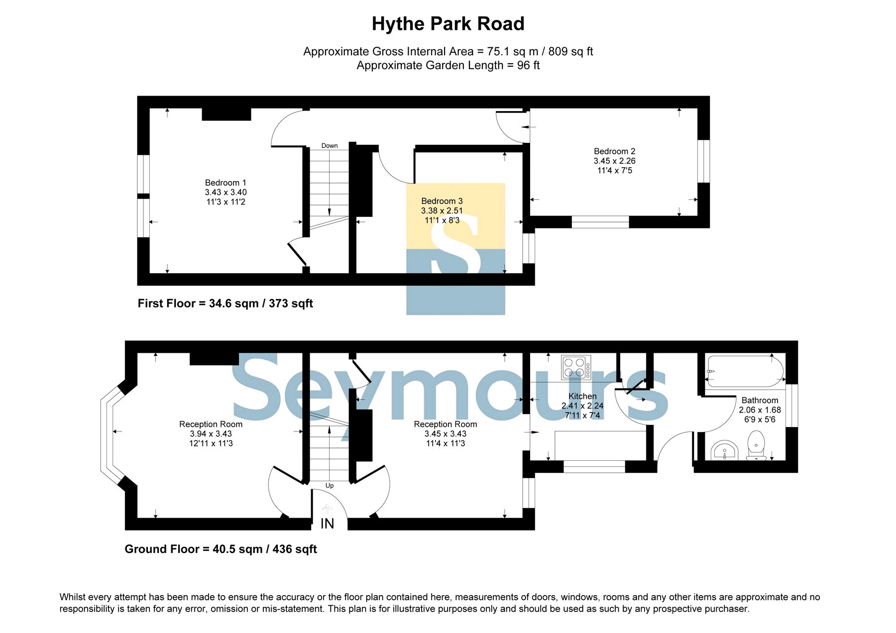 41, Hythe Park Road, Surrey floorplan