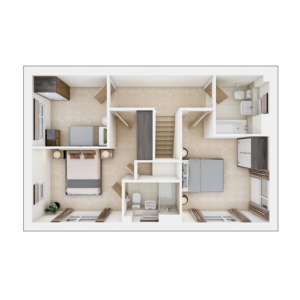 The Aynesdale - Plot 1, High Elms, Woodside Road, Abbots Langley floorplan