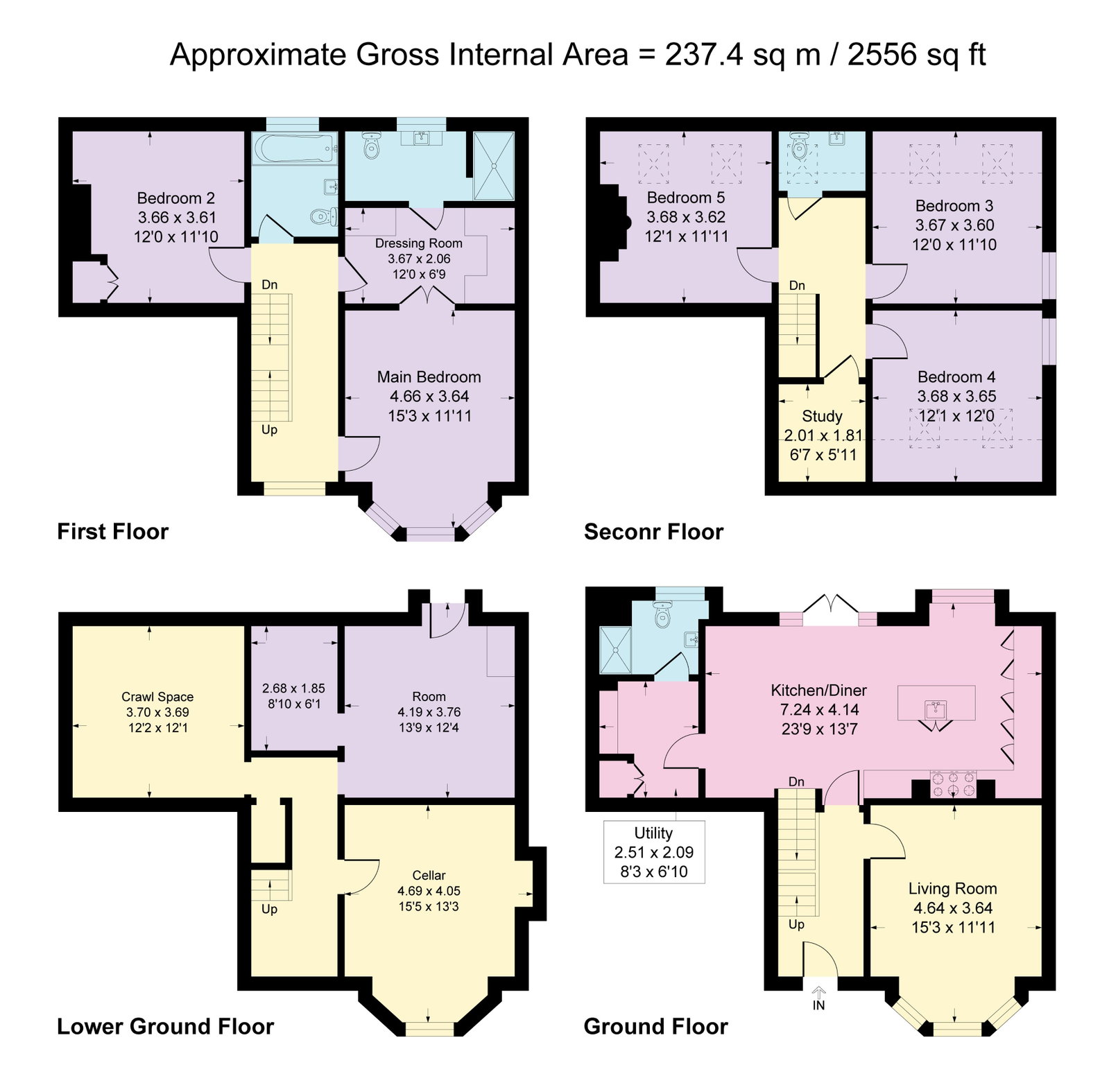 54, Osborne Road, Manchester floorplan