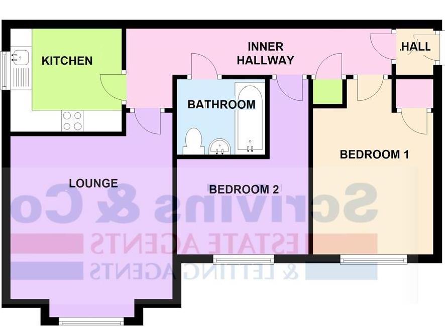 Flat 4, Old School Court, Earl Shilton floorplan