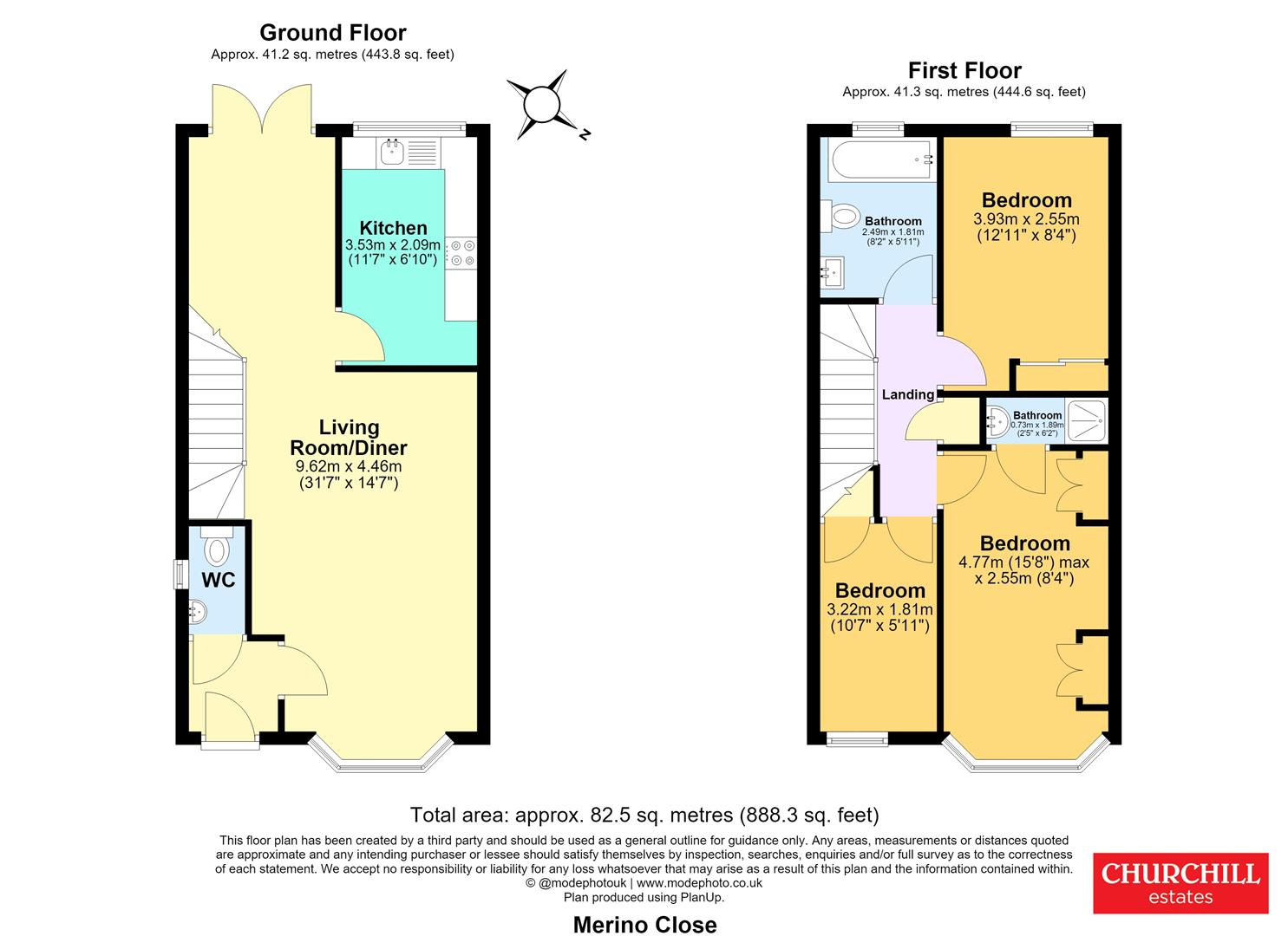 1,, Merino Close, London floorplan