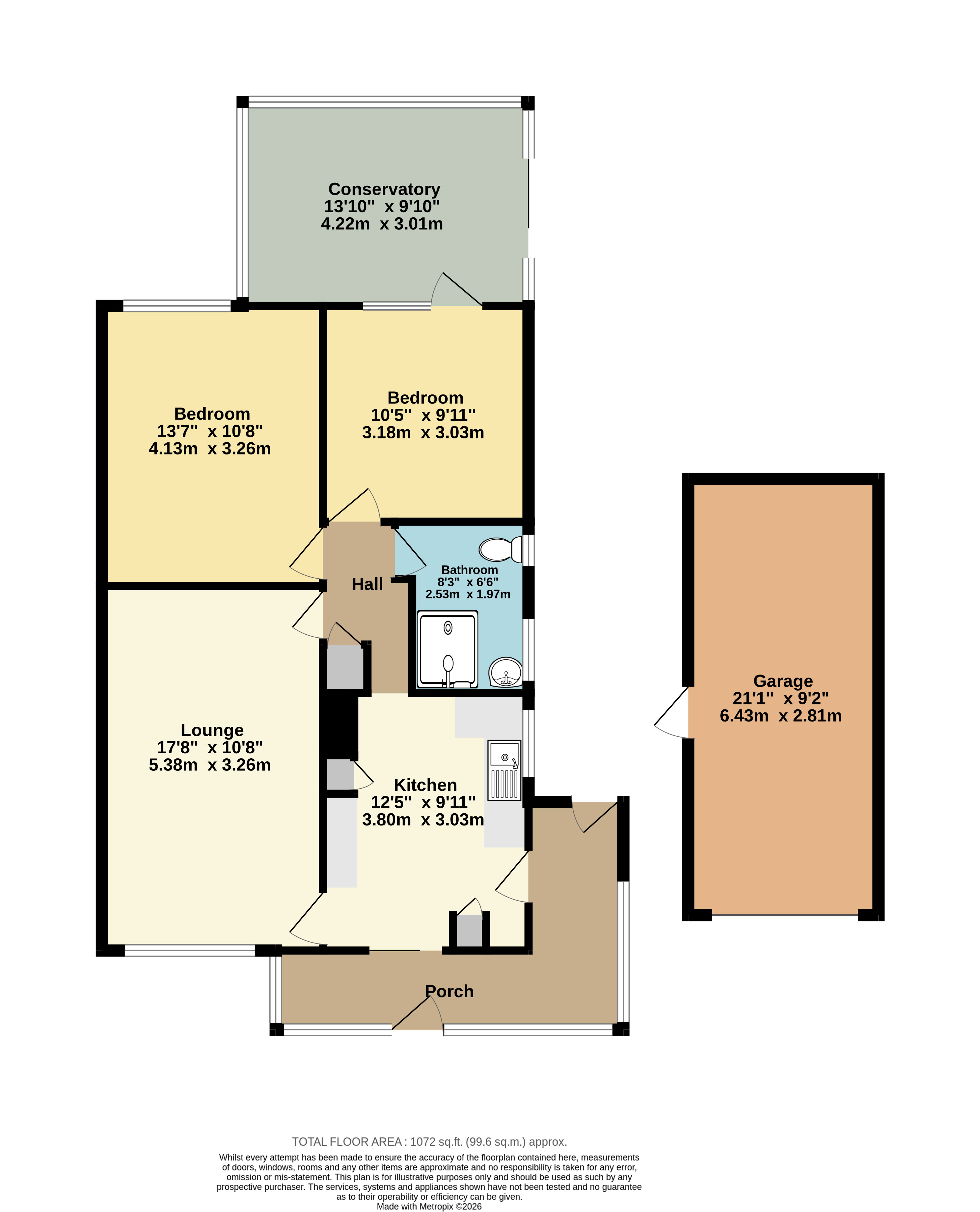 11, Bishopstone Drive, Kent floorplan