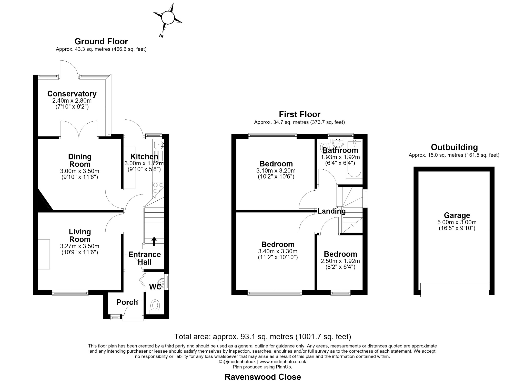 6 Ravenswood Close, Romford, Greater London floorplan