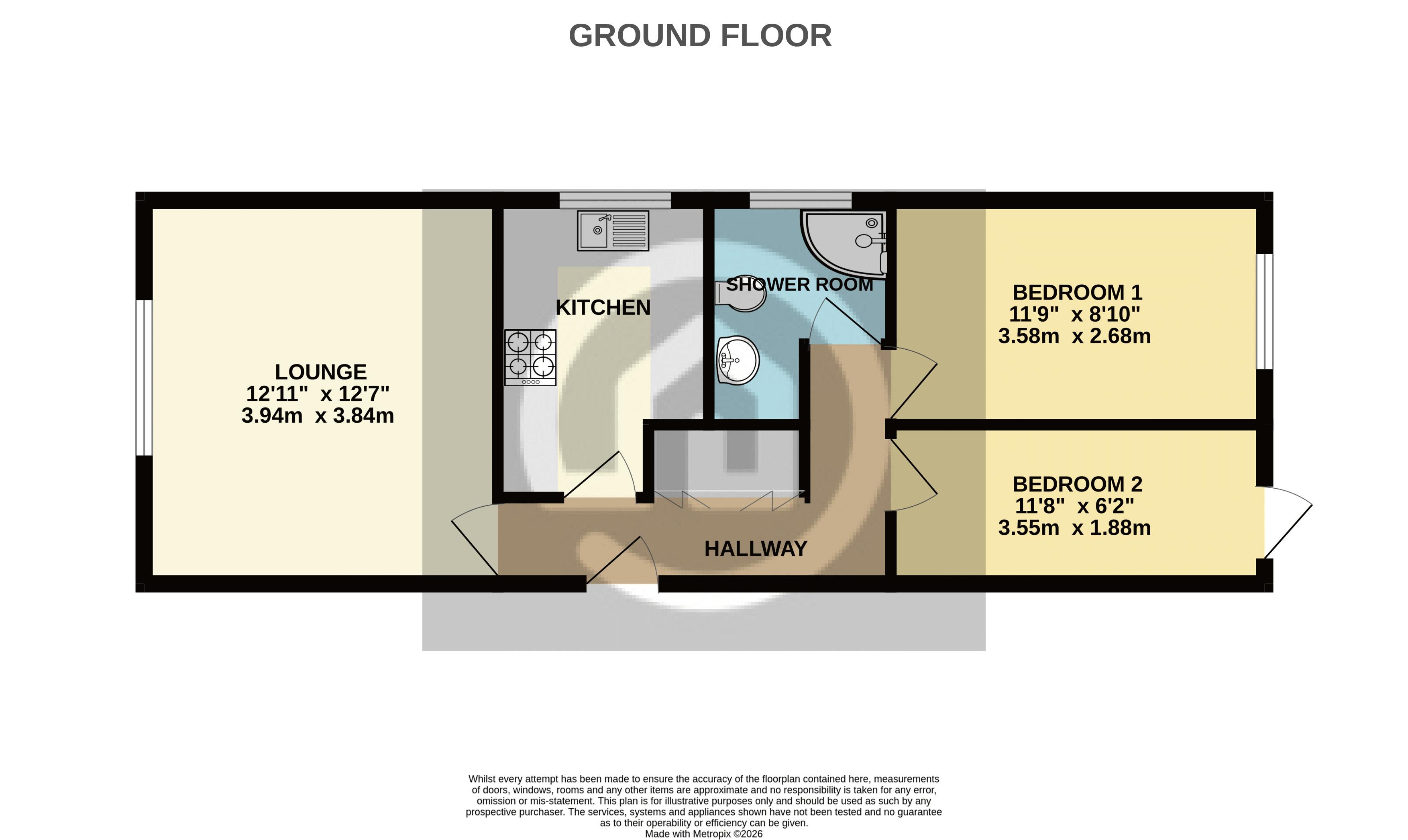 4 The Butts, Station Road, Biggleswade floorplan