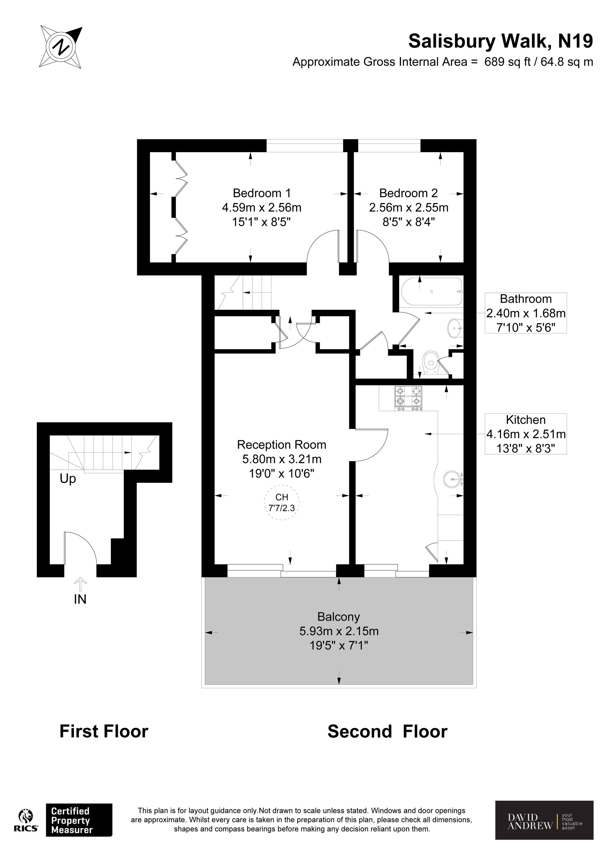 36 Salisbury Walk, London floorplan