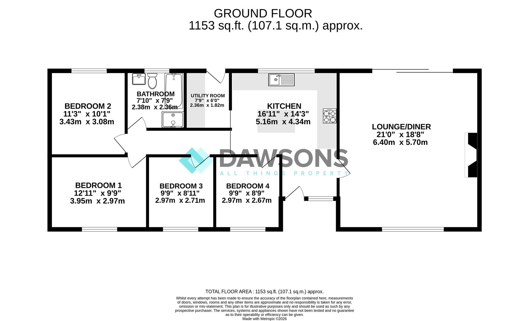 54, Clydach Road floorplan