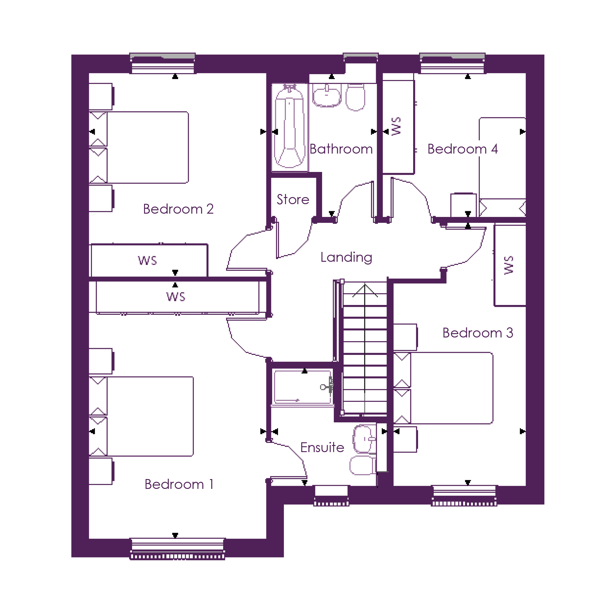 1004, Nottingham Road, Fairham floorplan