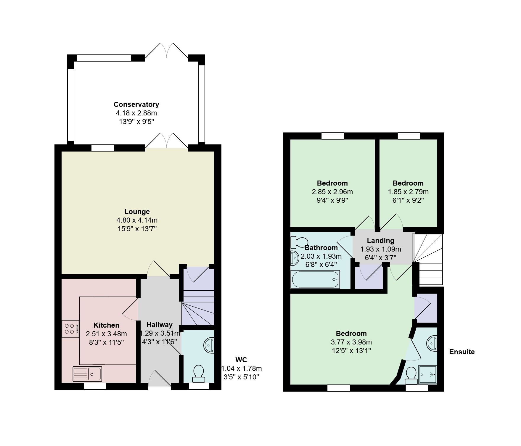 25 Maes Y Piod, Bridgend floorplan