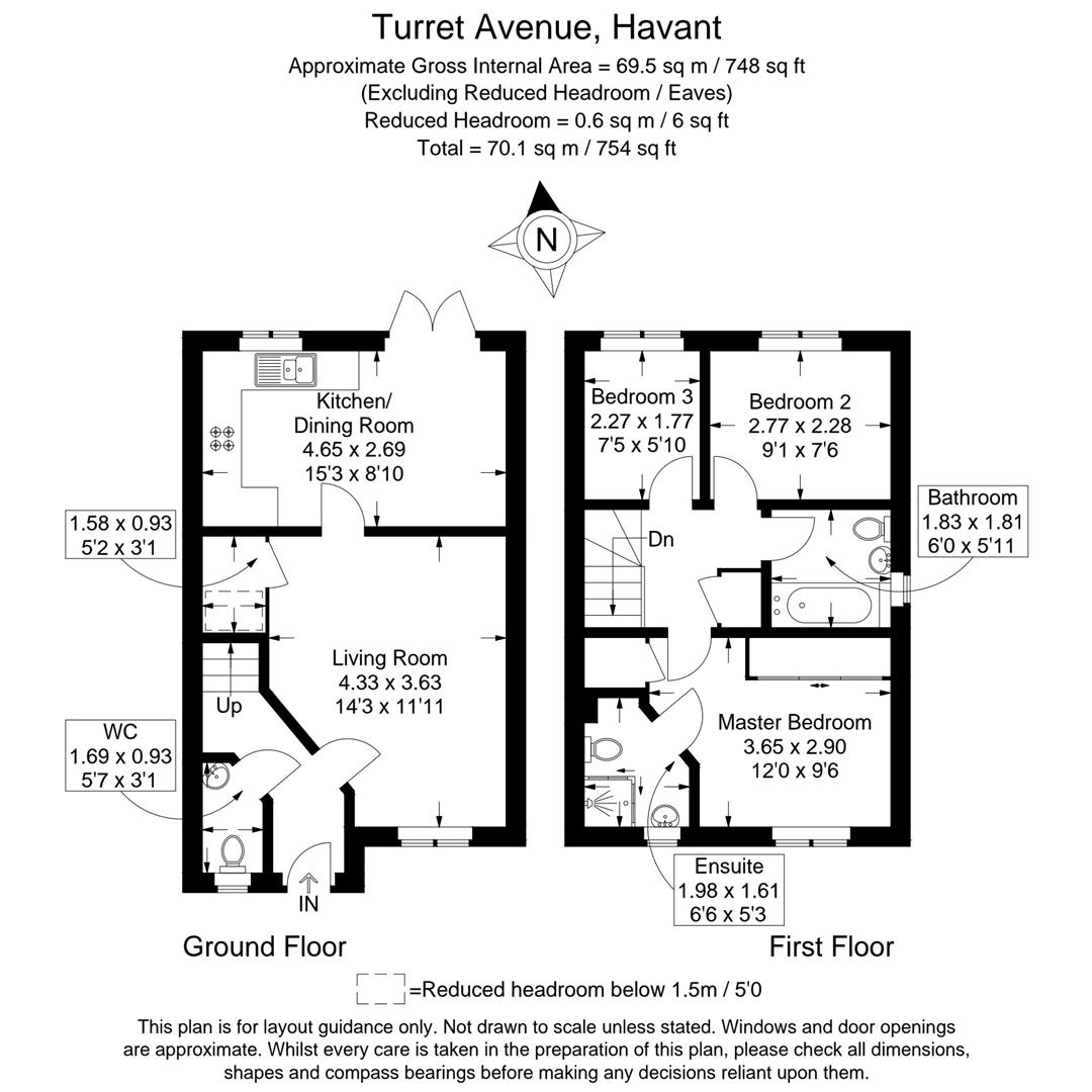 7, Turret Avenue, Havant floorplan