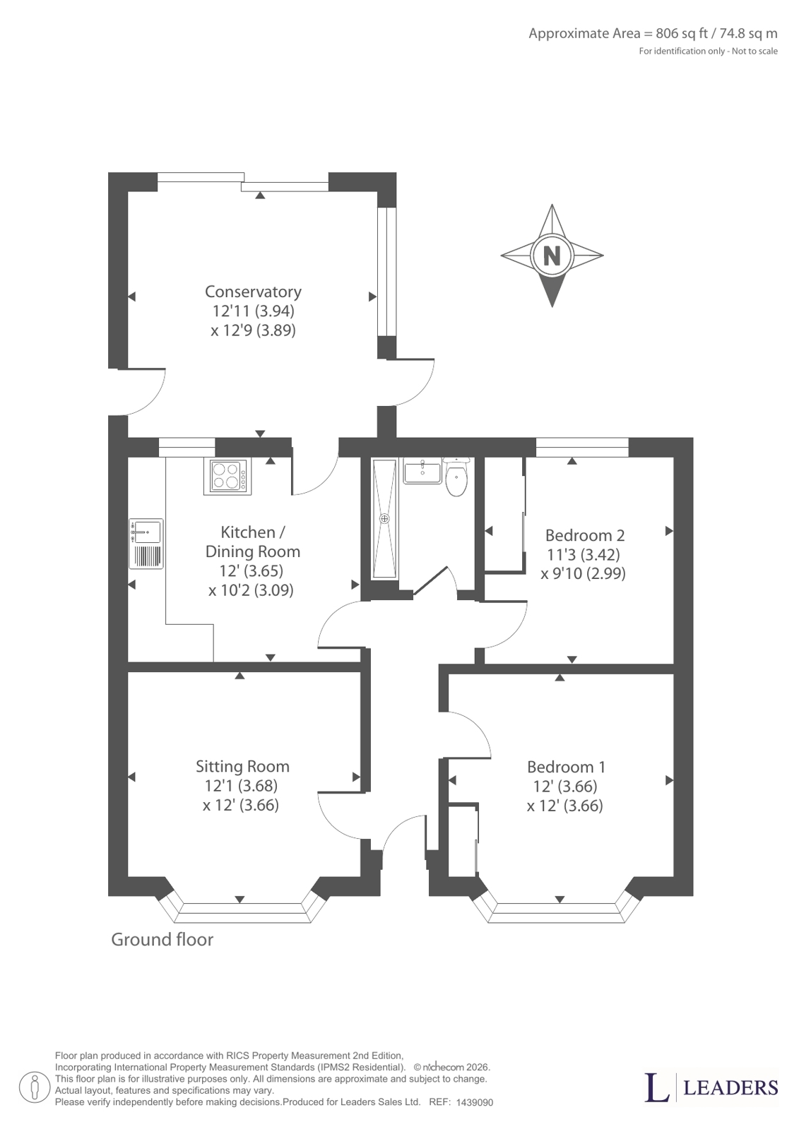 85, Nunnery Street, Halstead floorplan