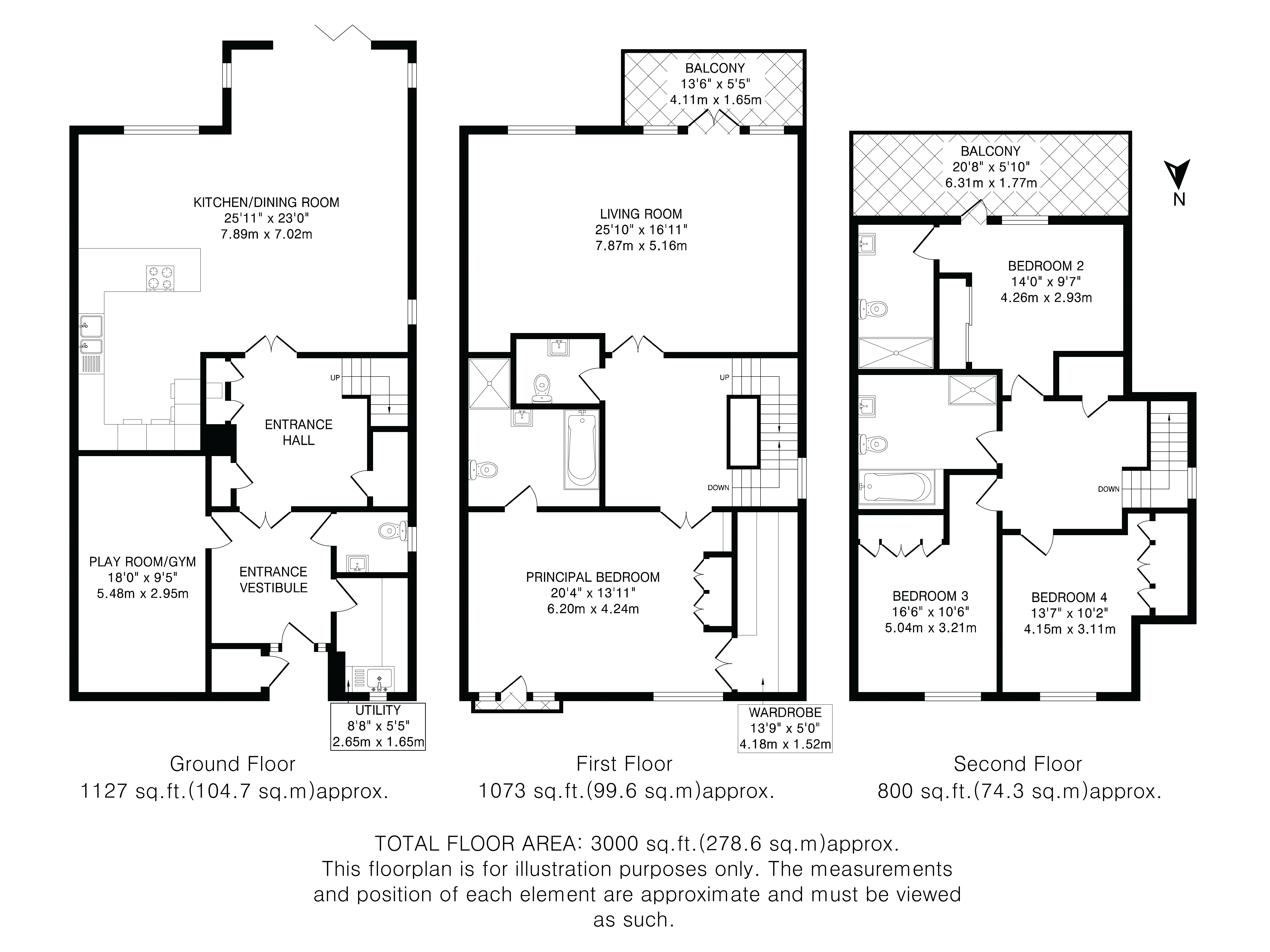 1, Townsend Gate, Berkhamsted floorplan