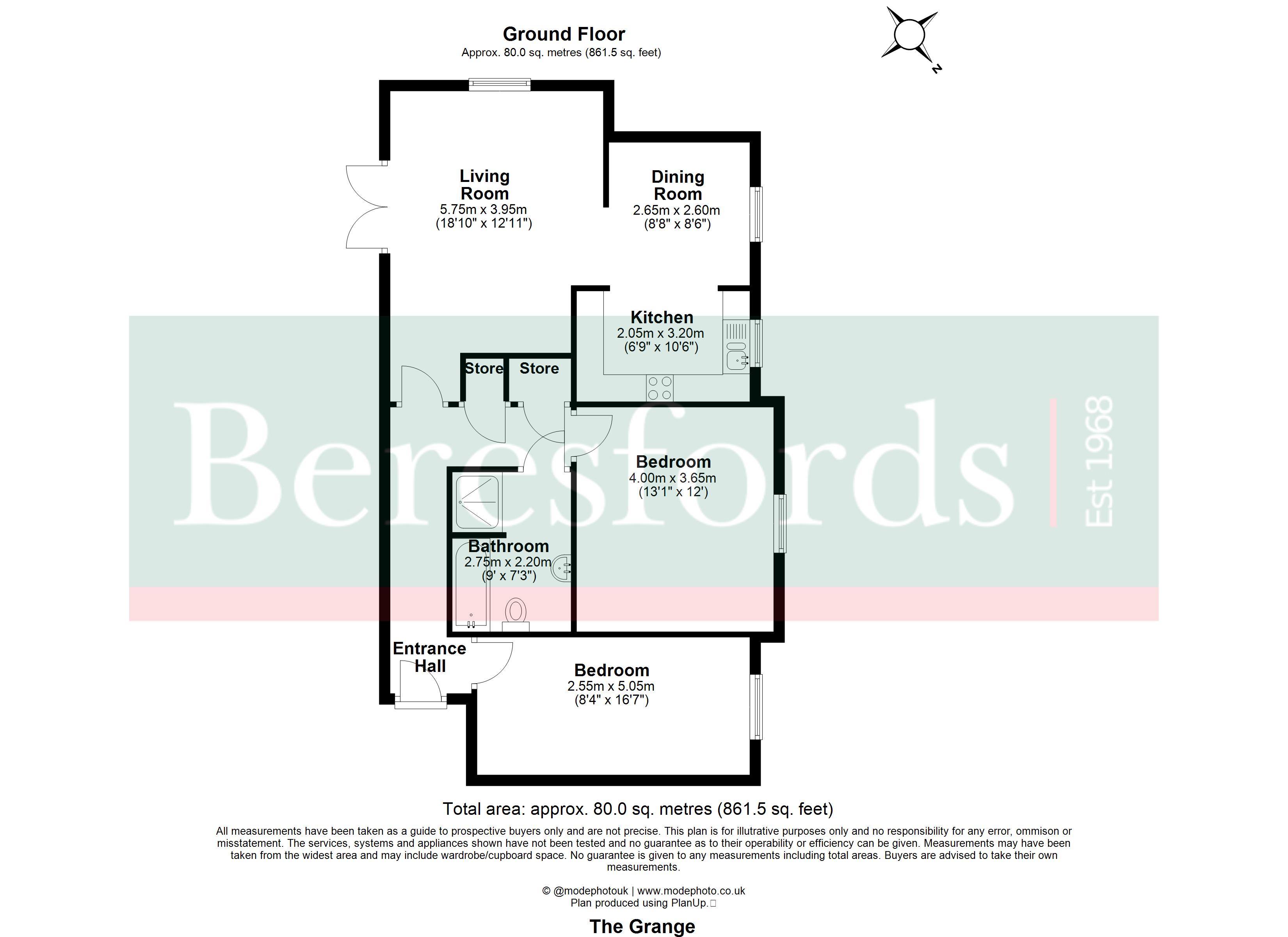 1, The Grange, 126, Stock Road, Essex floorplan