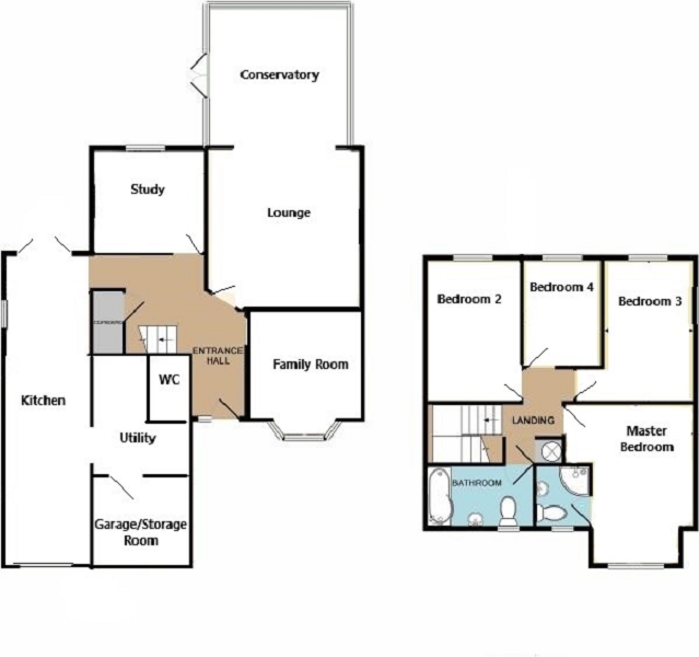 4 Bedrooms Detached house for sale in Shaftesbury Road, Maidenbower, Crawley, West Sussex. RH10