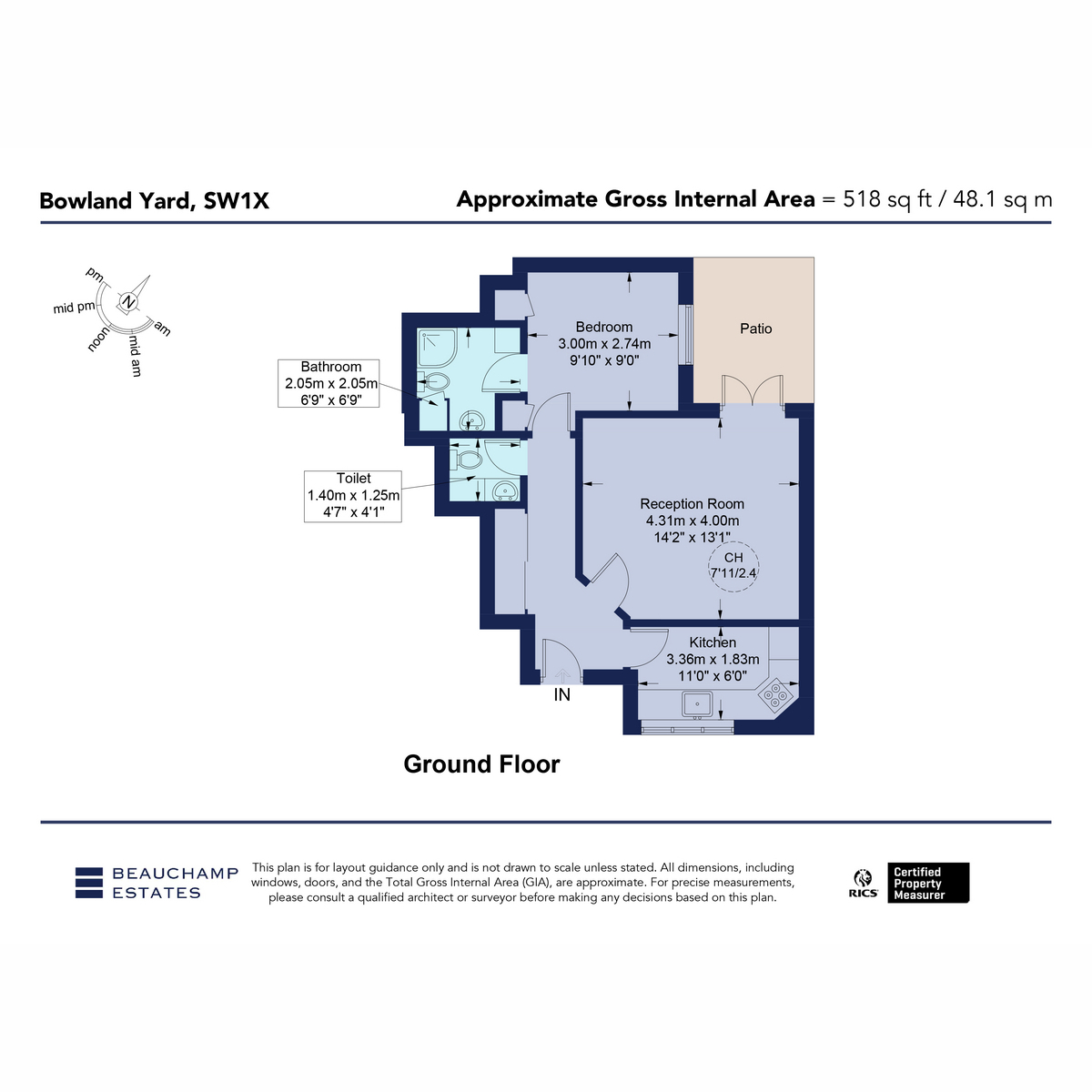 5, Bowland Yard, London floorplan