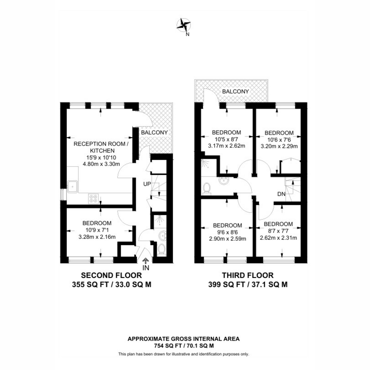 37, Yarnfield Square, London floorplan