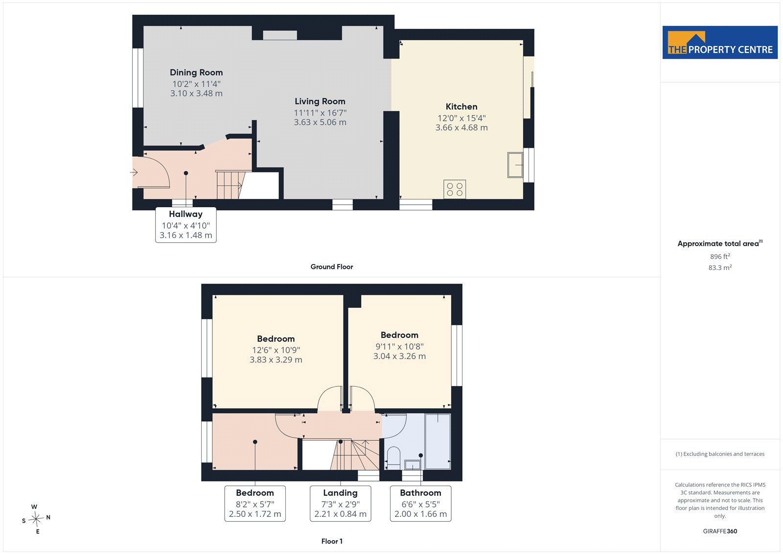 22, Field End, Gloucester floorplan