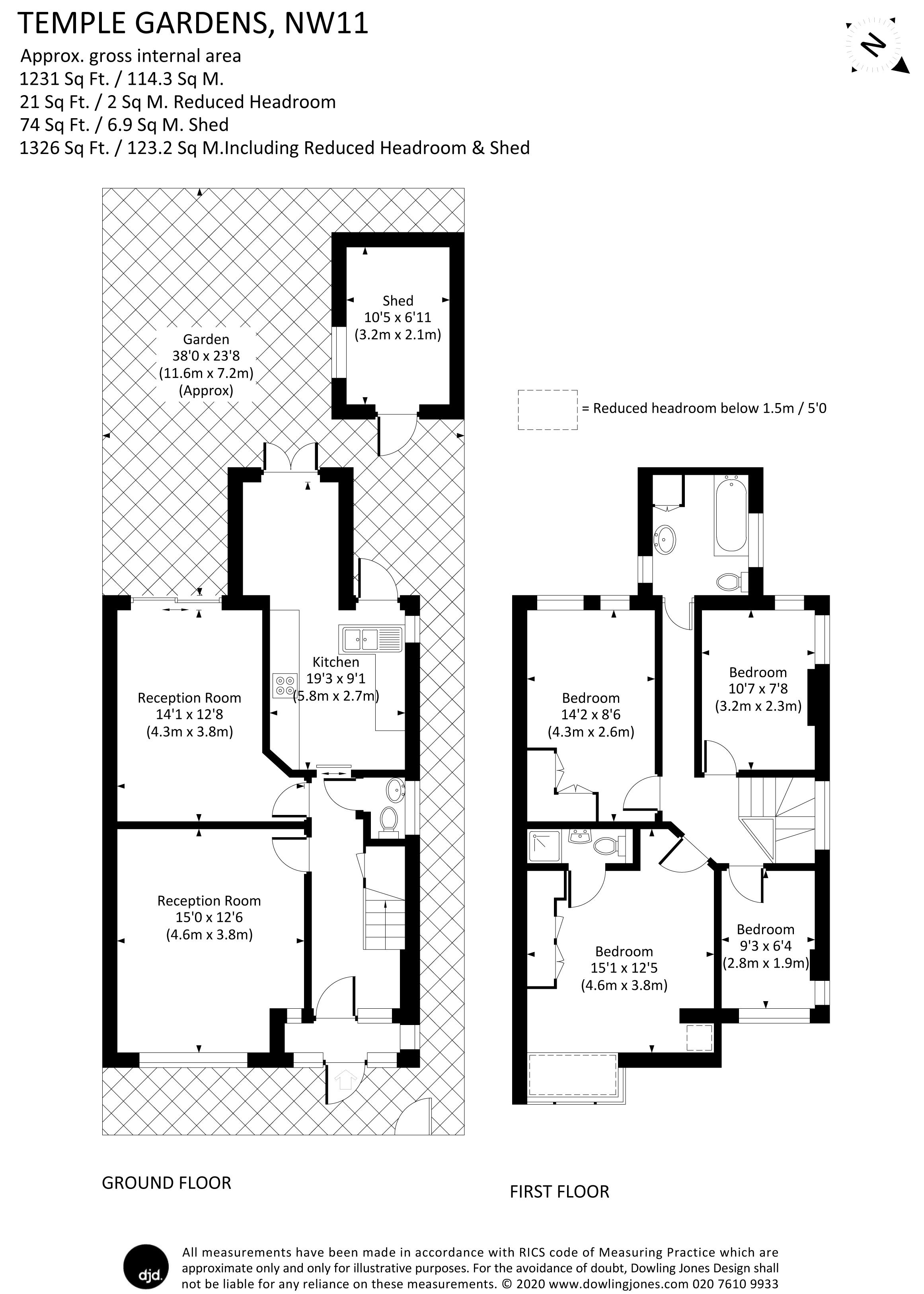 7, Temple Gardens, London floorplan