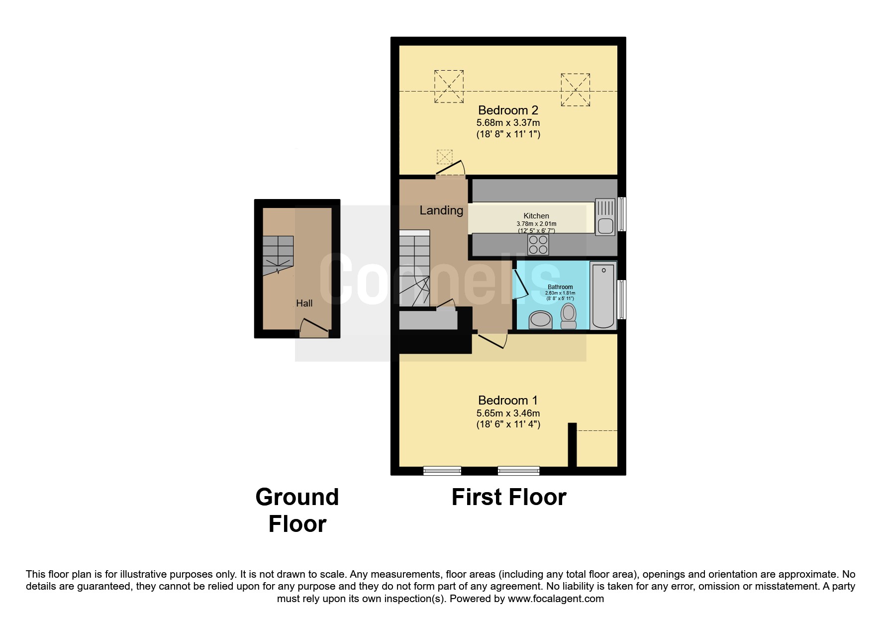 Flat 3, 7, Welldon Crescent, HARROW floorplan