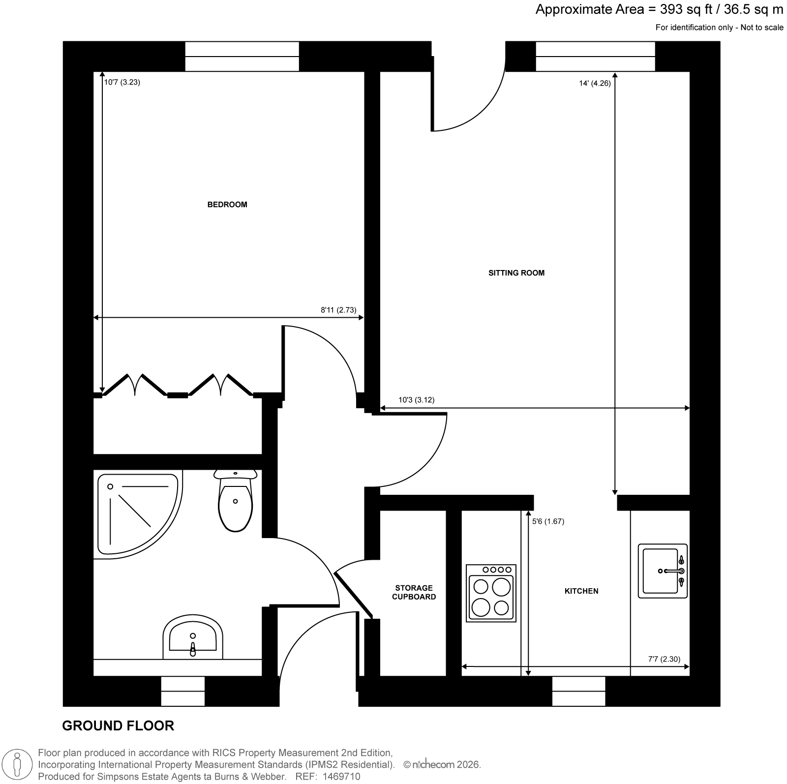 17 Homepark House,, South Street, Farnham floorplan