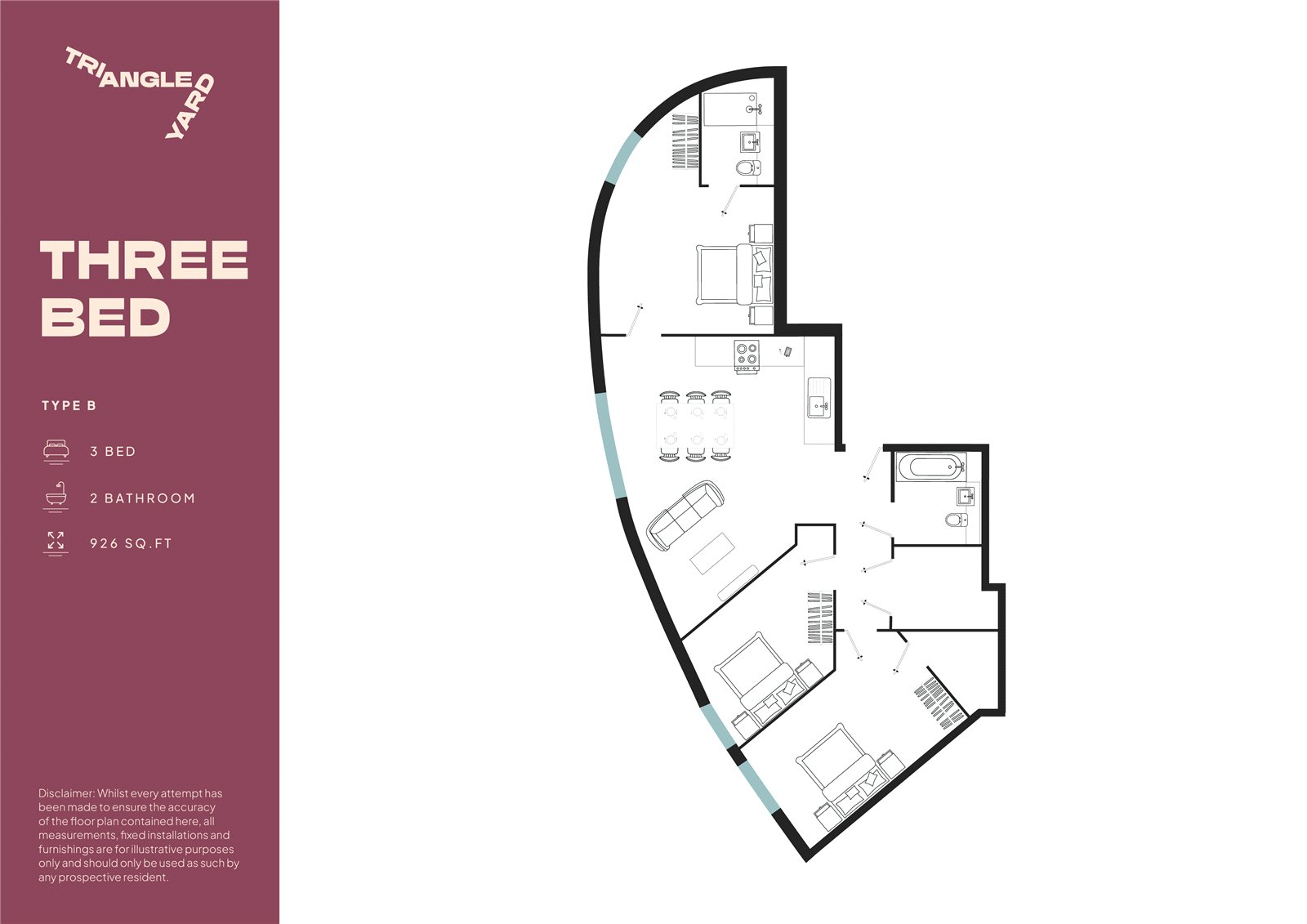 Skinner Street, Leeds floorplan