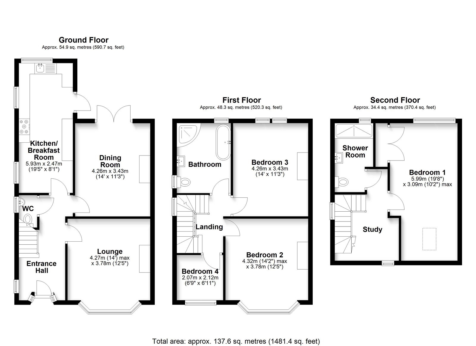 20, Dorchester Avenue, Cardiff floorplan