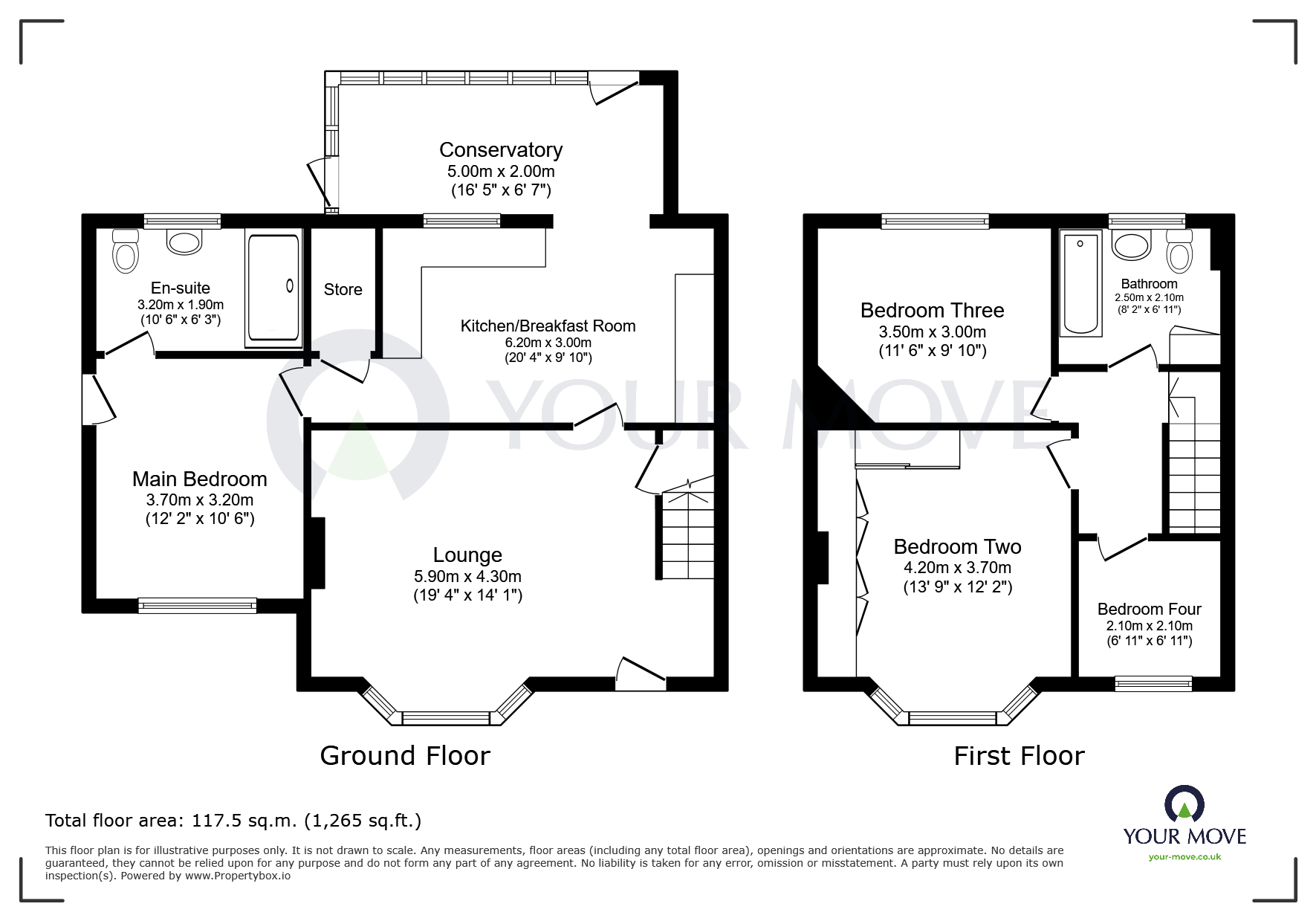 1, Lawrence Avenue, Nottingham floorplan
