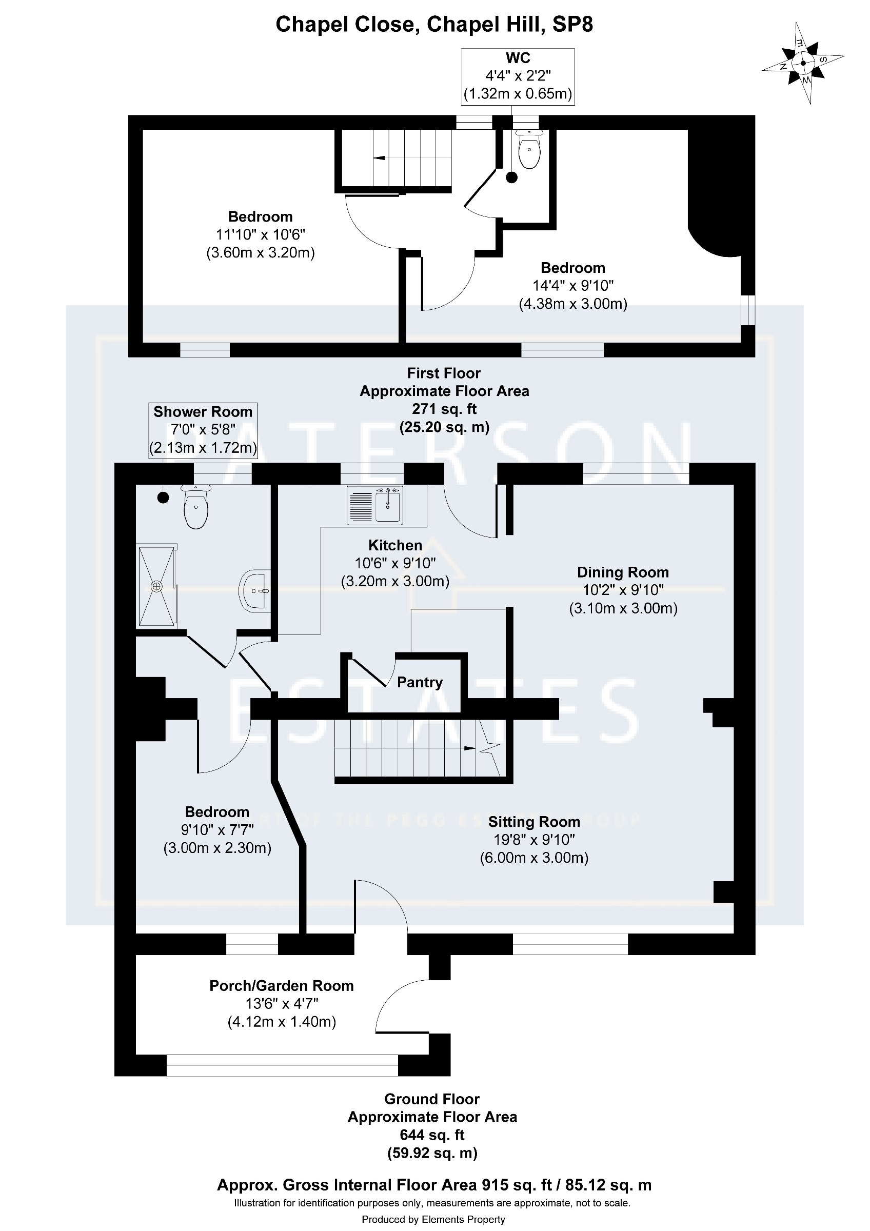 1 Chapel Close, Chapel Hill, Gillingham floorplan