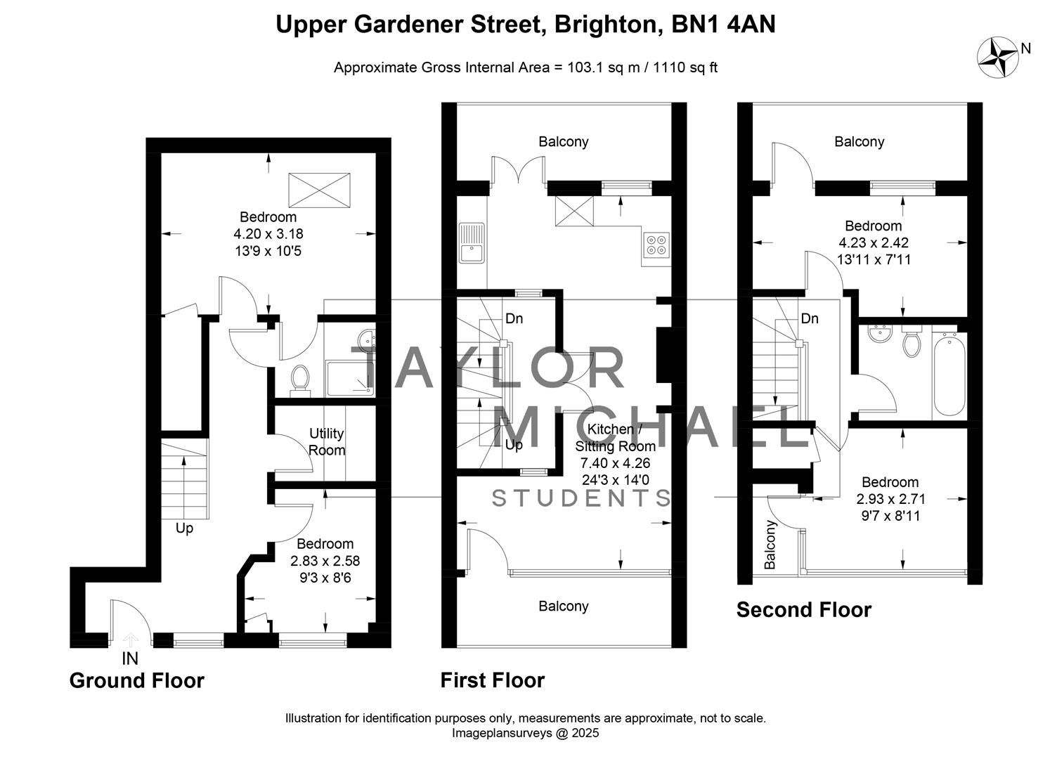 40 Upper Gardner Street, Brighton floorplan