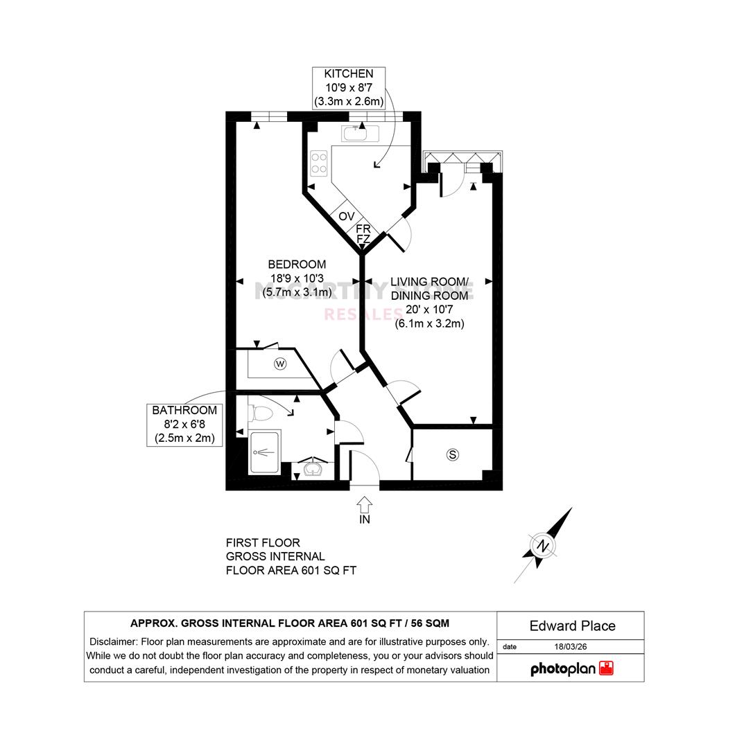 28 Edward Place, 14 Churchfield Road, Walton-On-Thames floorplan