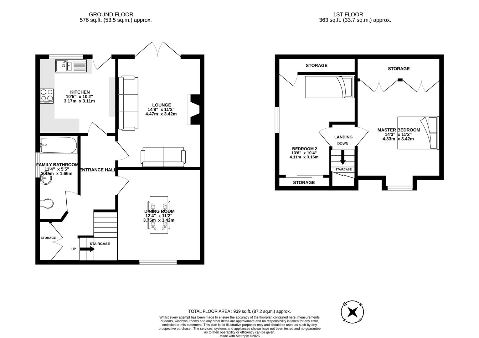 188, Liverpool Old Road, Preston floorplan