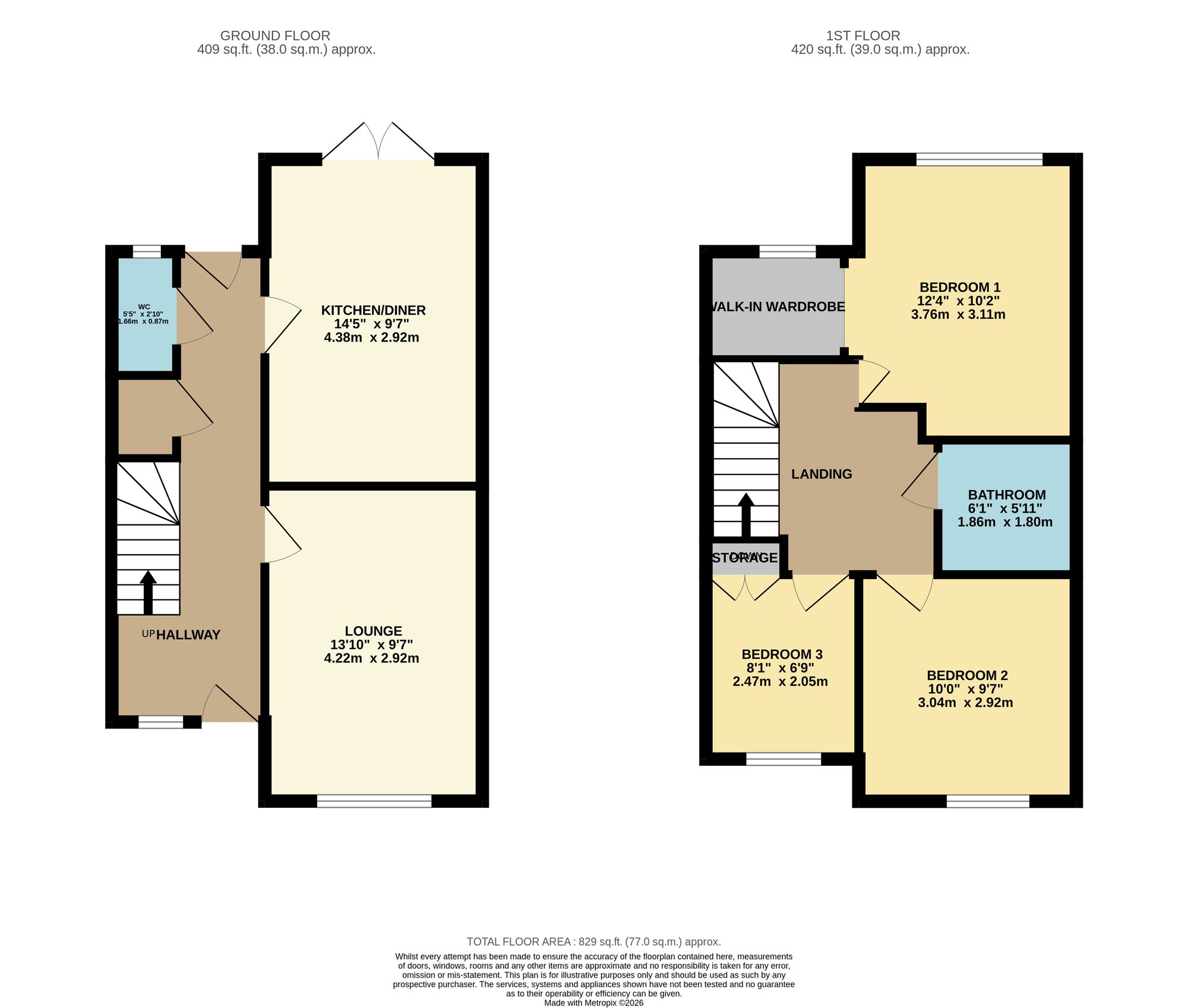 2B Benson Street, Bury floorplan