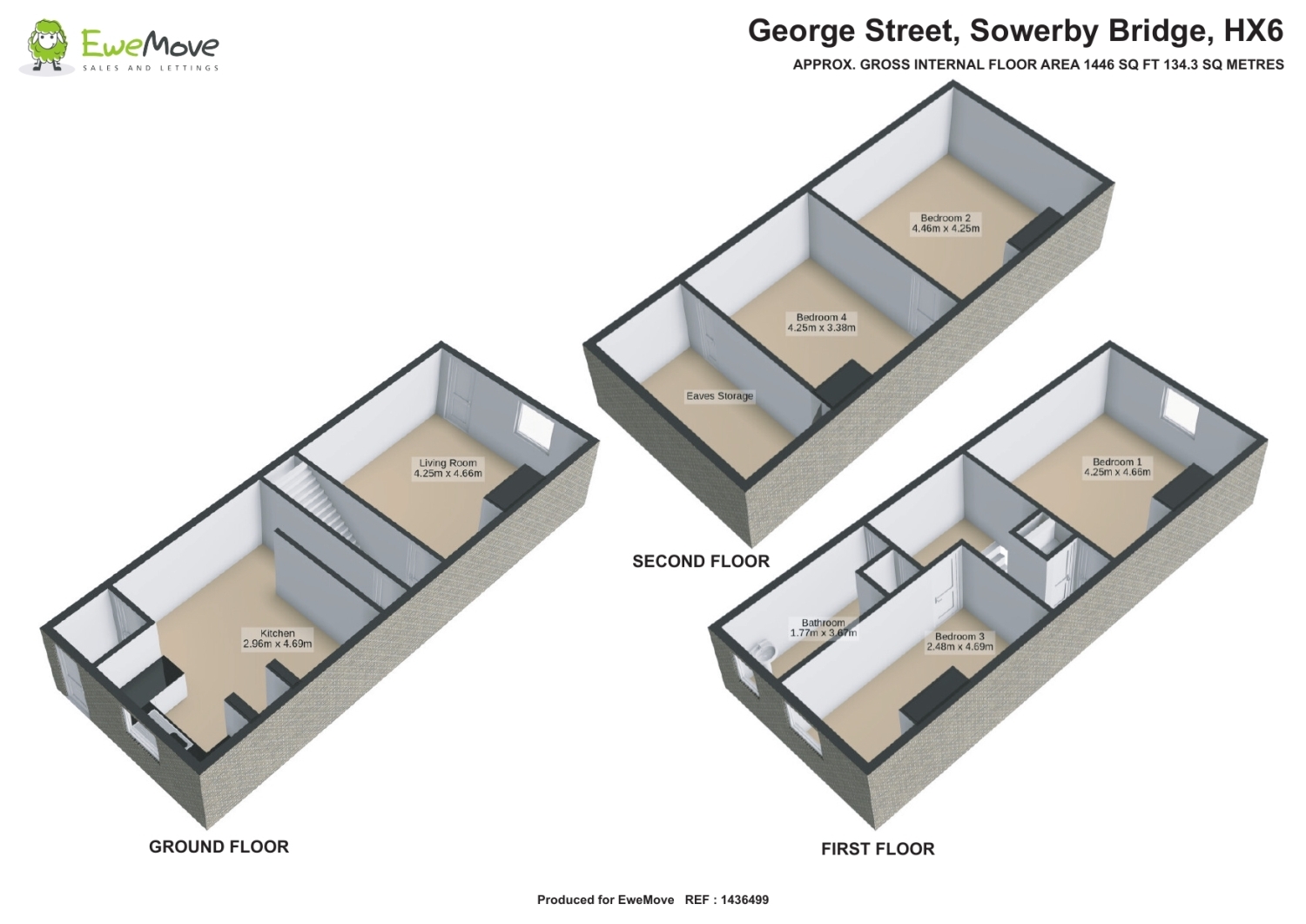 8, George Street, Sowerby Bridge floorplan