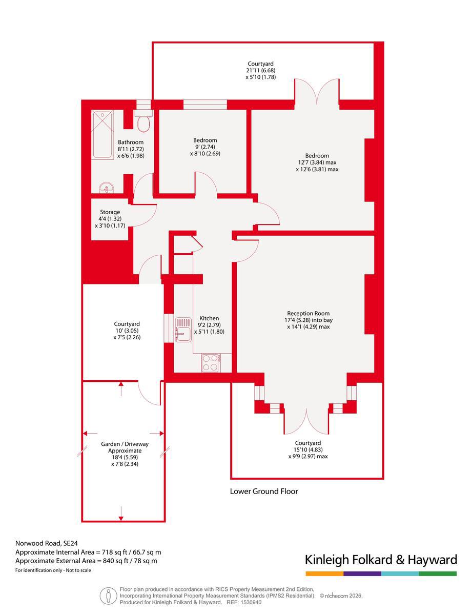 Norwood Road, London floorplan
