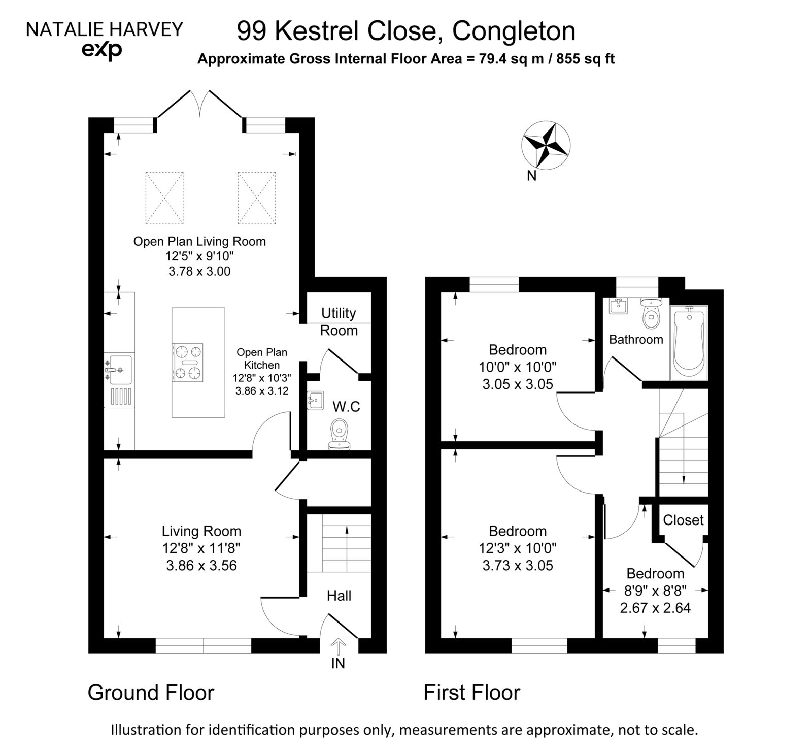 Kestrel Close, Congleton floorplan