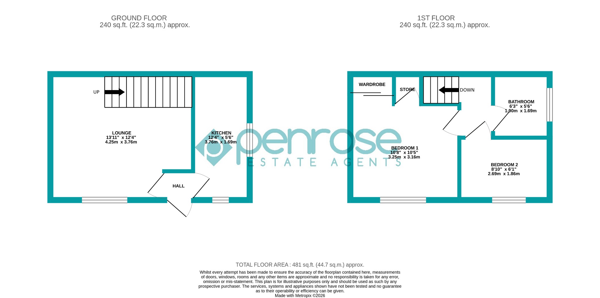 14 Waterside, Edlesborough, Buckinghamshire floorplan
