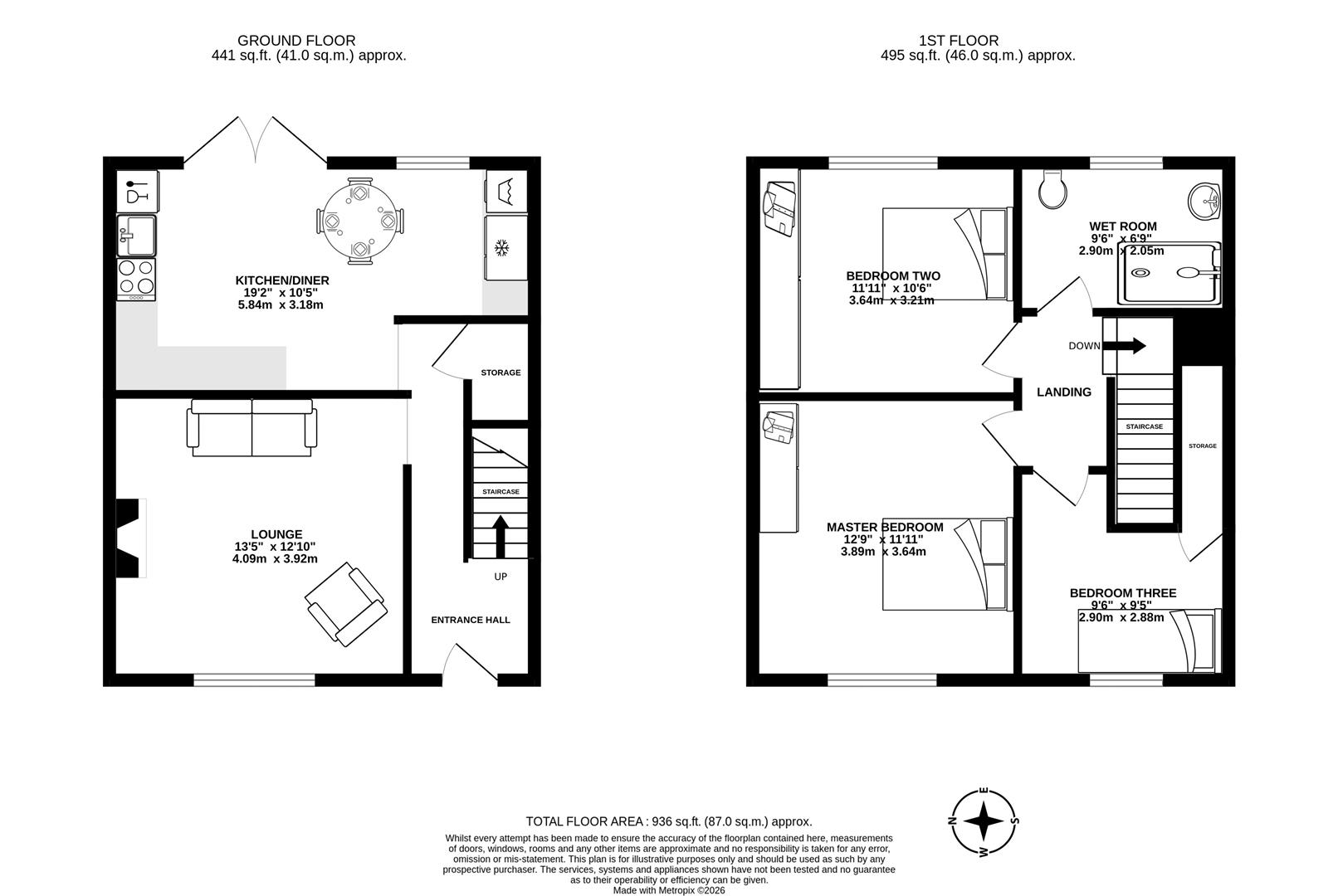 6, Round Acre, Preston floorplan