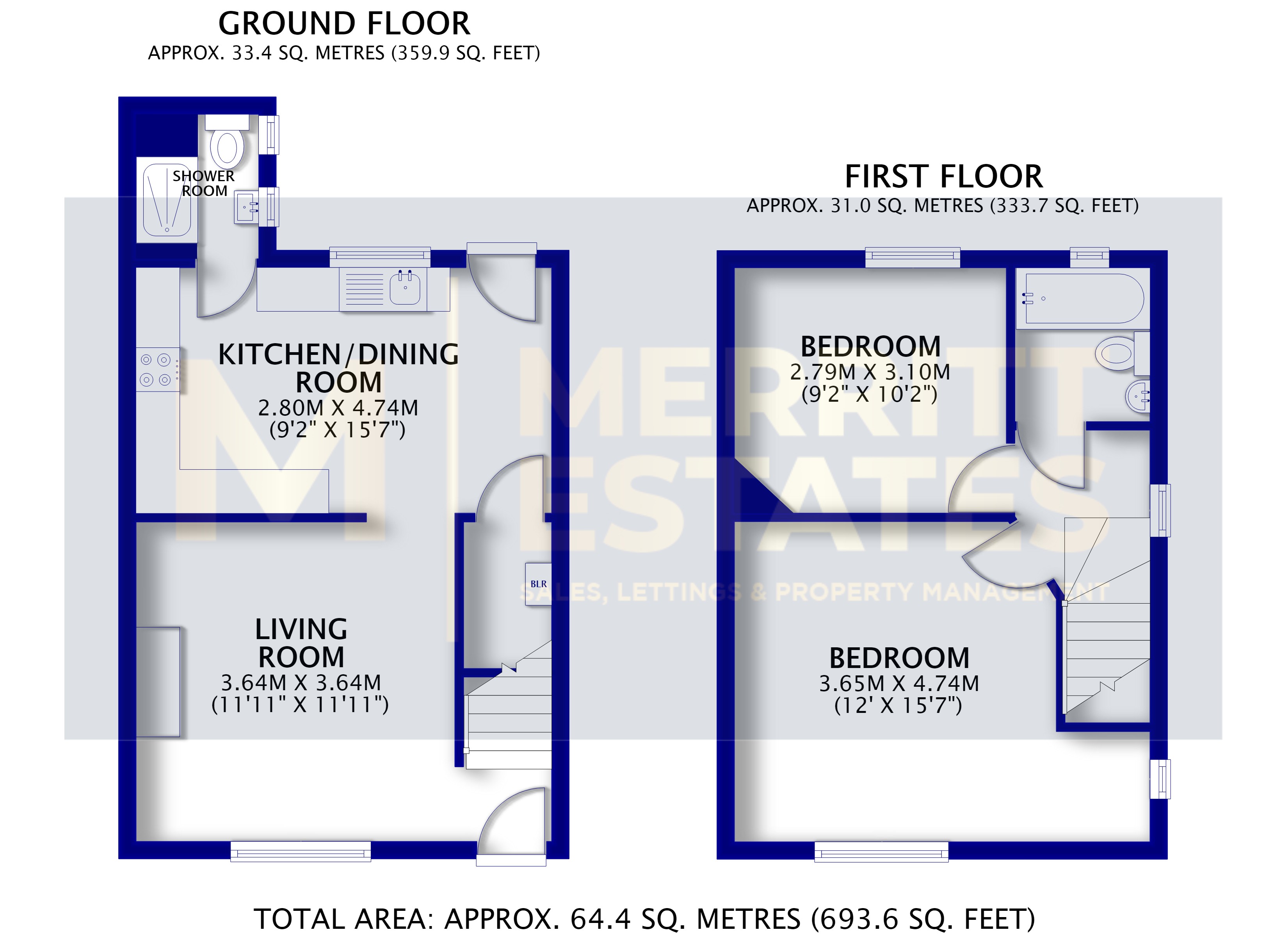 87, Victory Road, Nottingham floorplan