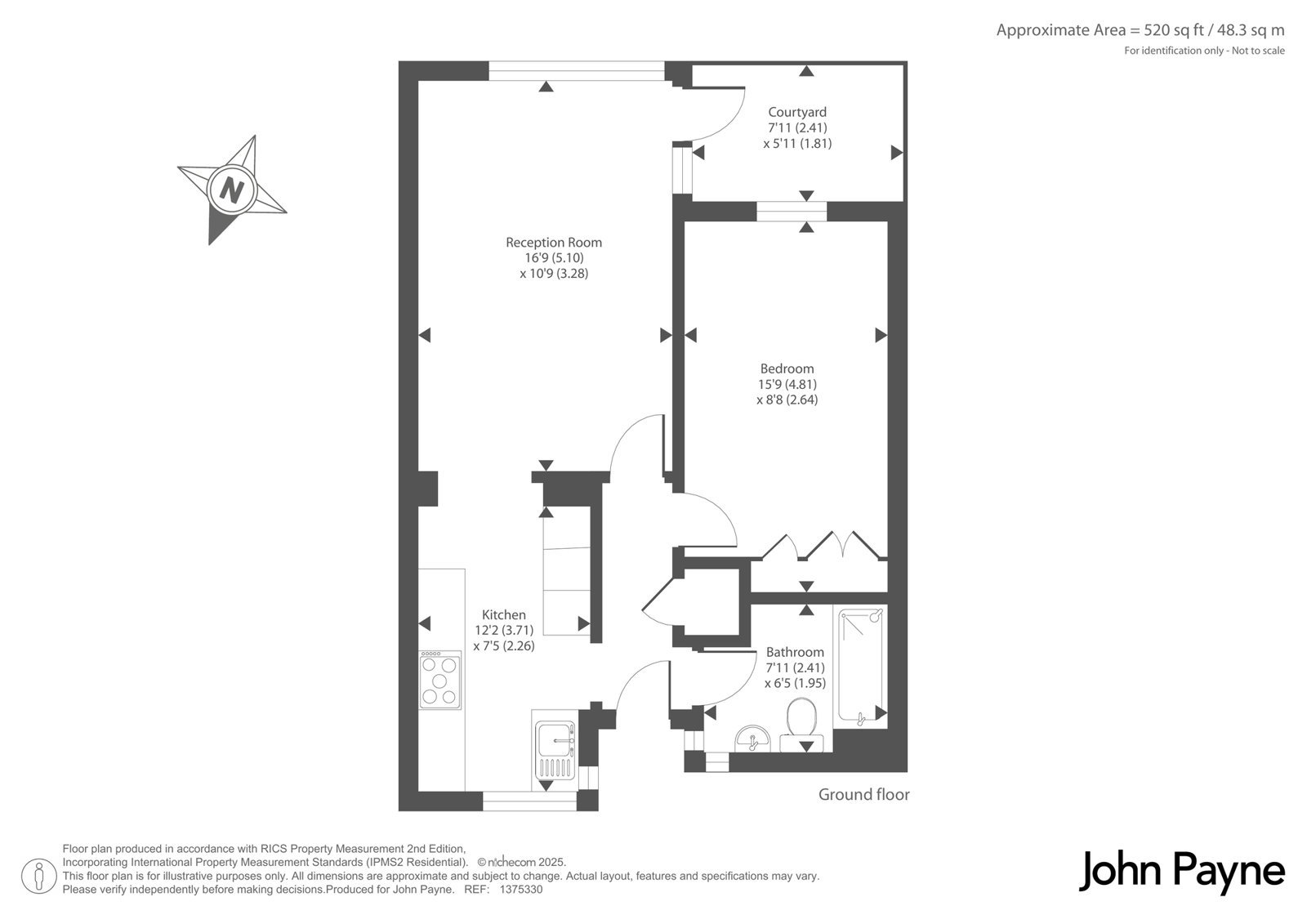 84, Woodland Grove, Greenwich floorplan