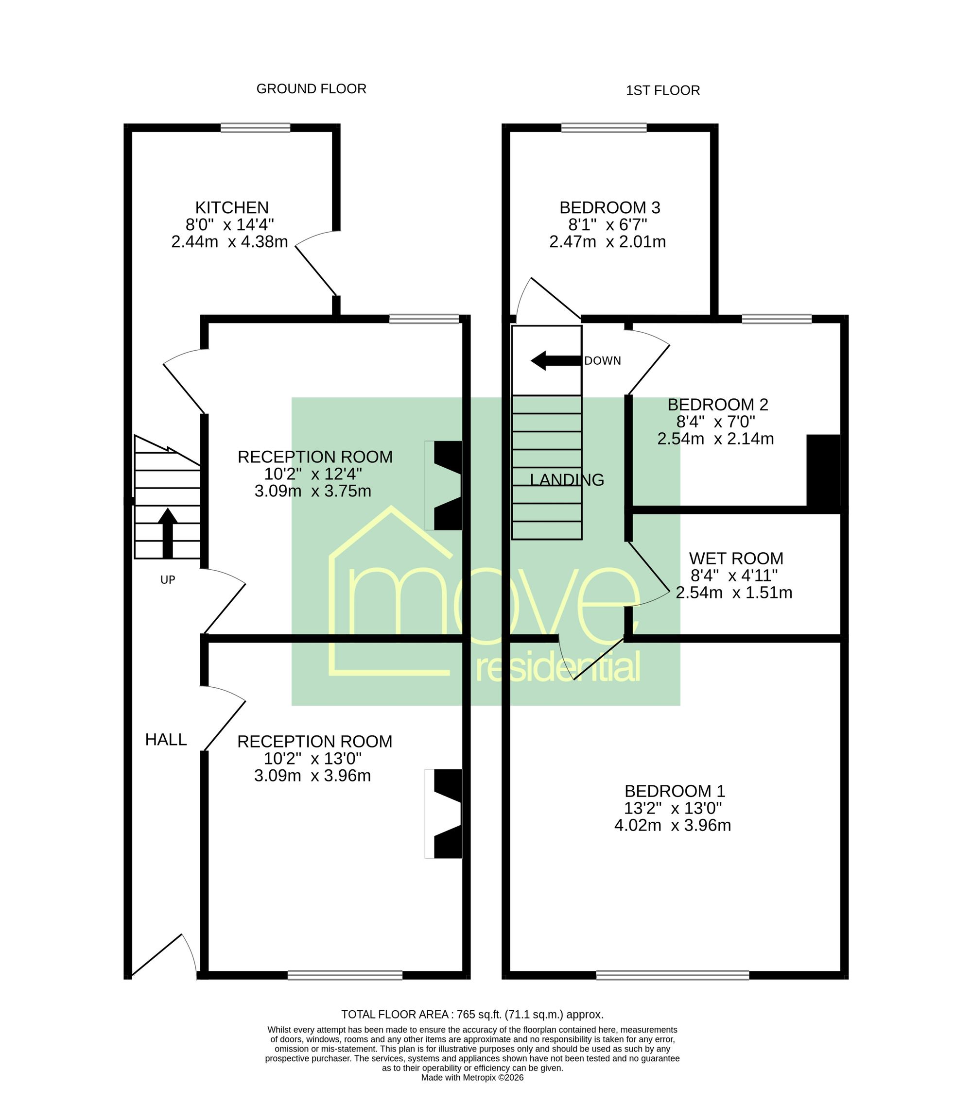 16 Portland Street, Birkenhead floorplan