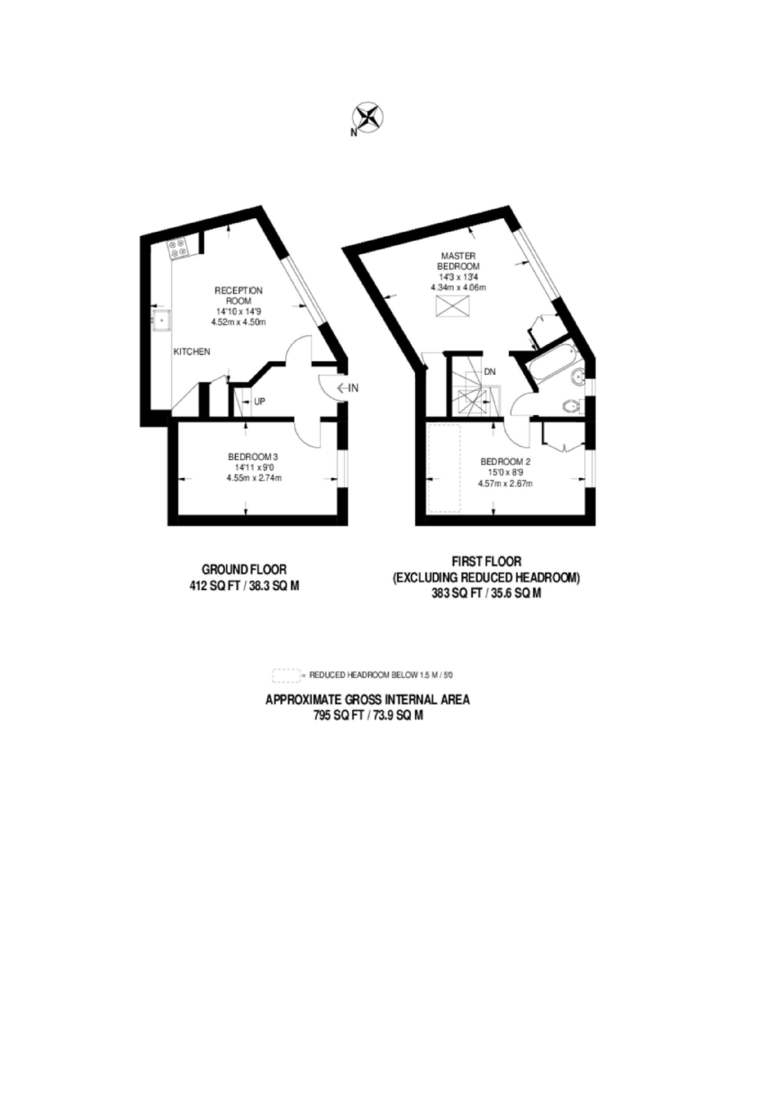 3, Gladstone Mews, London floorplan